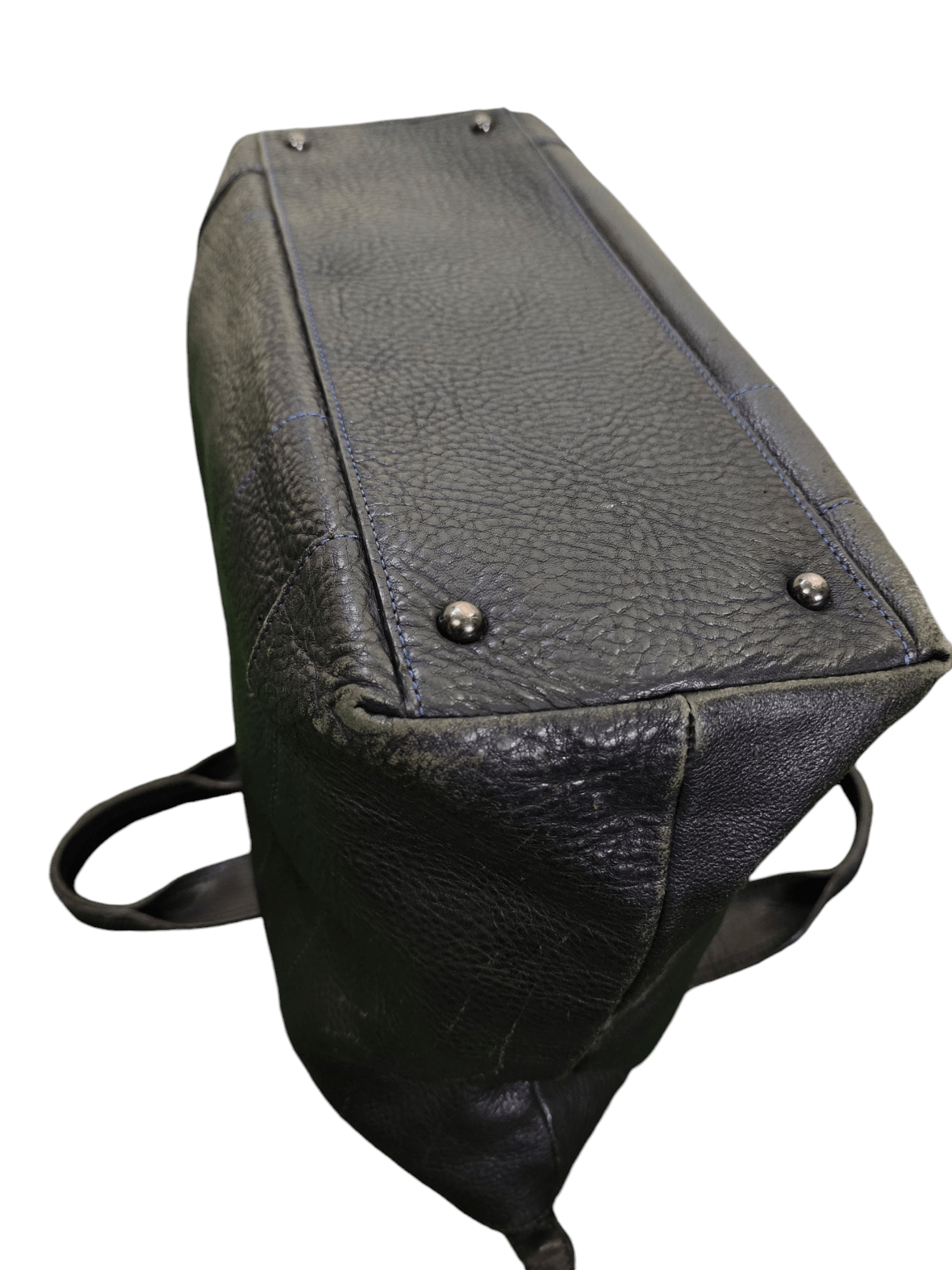 Genuine Leather Vintage Wogna Kagawa Japan Patina Olive Leather Tote Bag Size ONE SIZE - 9 Thumbnail