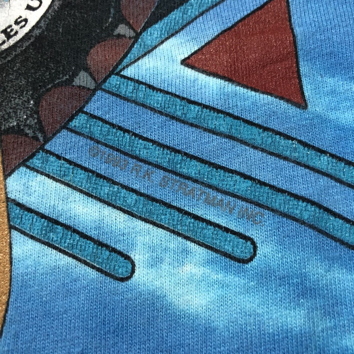 Harley Davidson Vintage 1993 Harley Davidson Rk Stratman Tie Dye Tshirts Size US XL / EU 56 / 4 - 3 Thumbnail