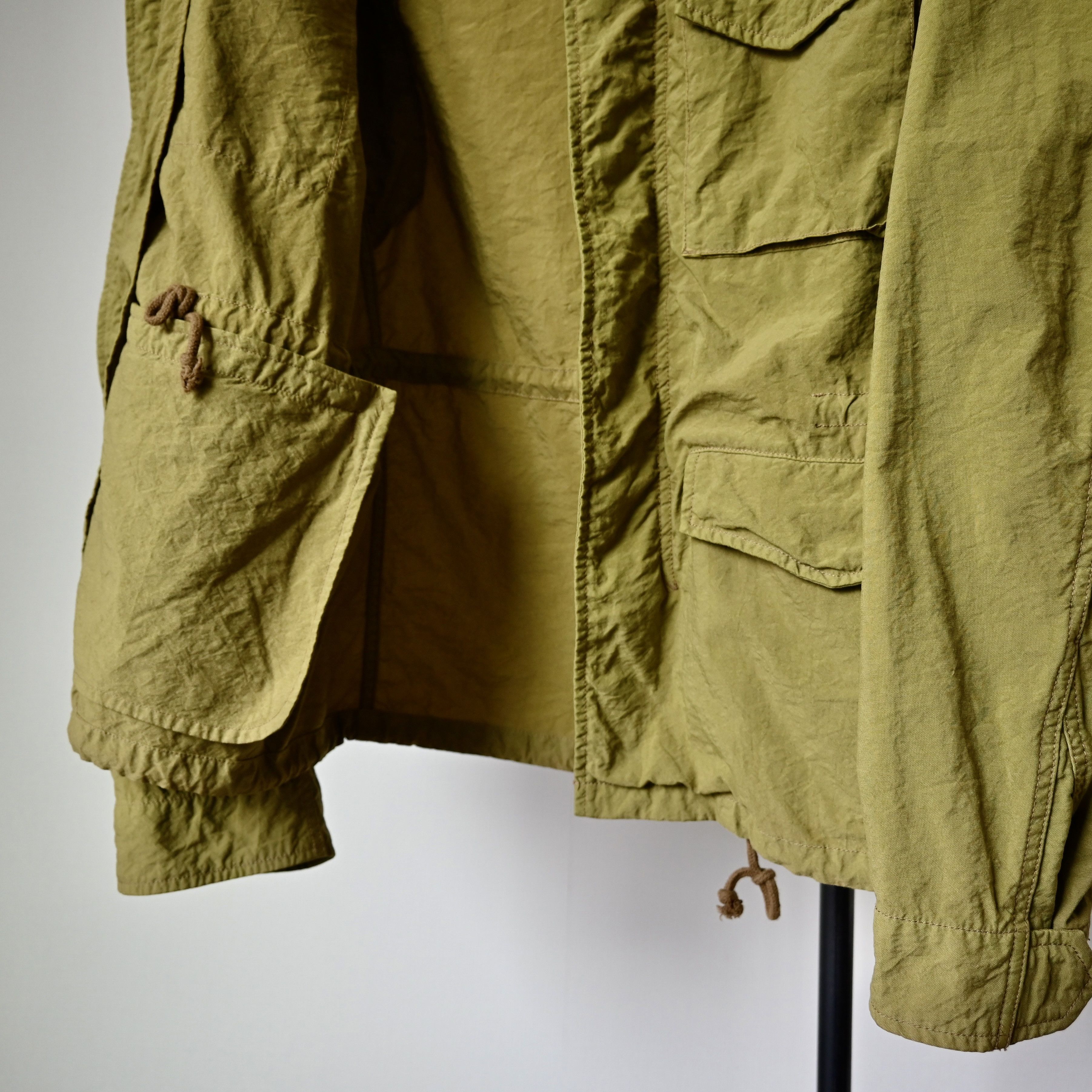 Beams Plus BEAMS Plus nylon shell M/65 type jacket, yellow olive Size US M / EU 48-50 / 2 - 9 Thumbnail