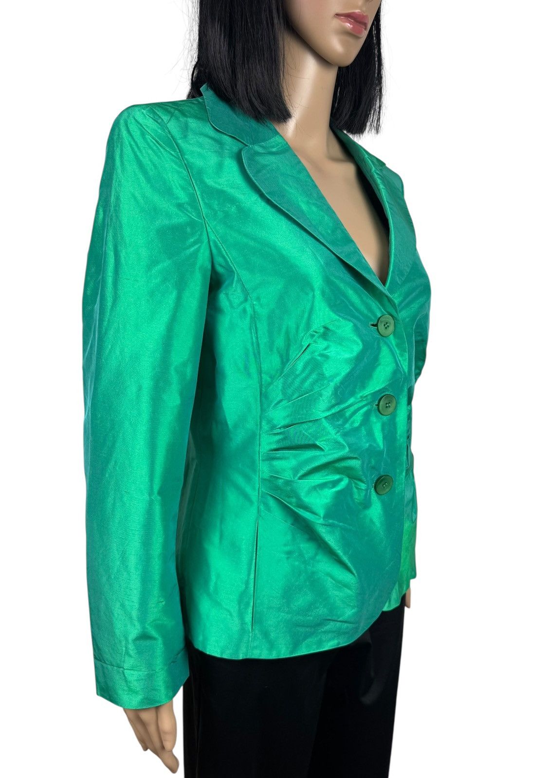 Other Madeleine Silk Blazer Shimmer size DE42 UK16 Size XL / US 12-14 / IT 48-50 - 3 Thumbnail