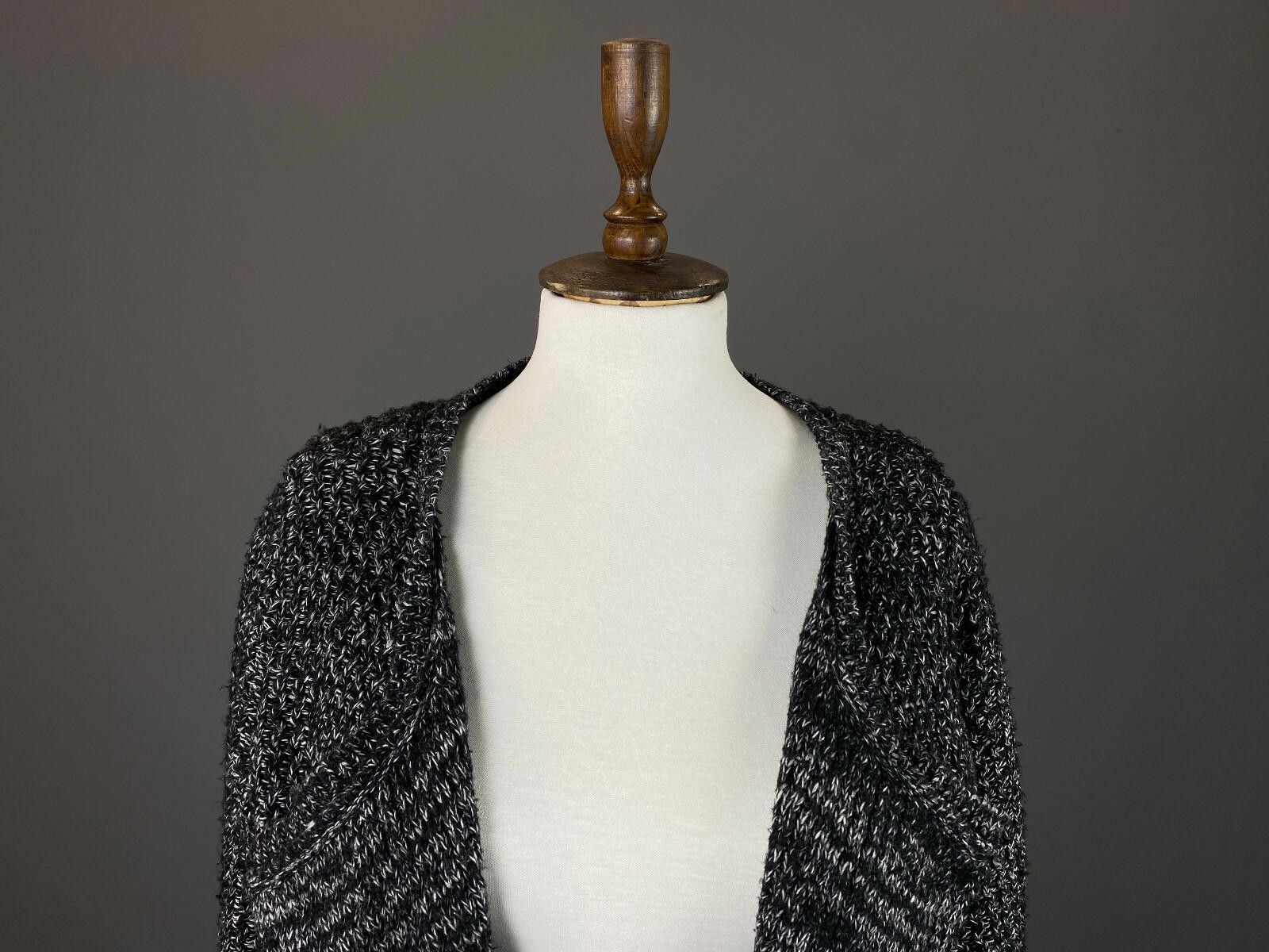 Woolrich Woolen Mills Ladies Woolrich Gray Wool Open Front Cardigan Sweater Size M / US 6-8 / IT 42-44 - 2 Thumbnail