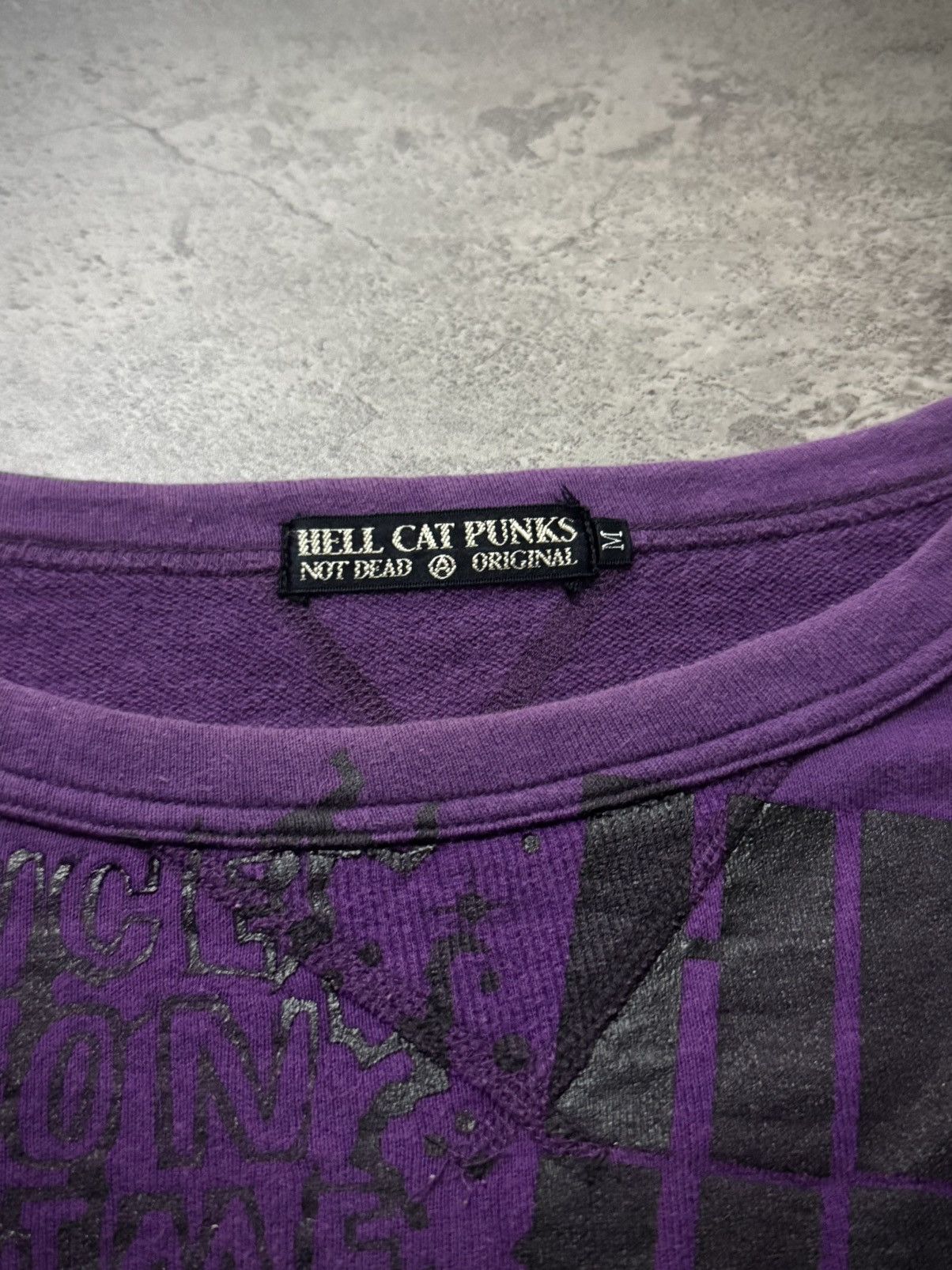 Japanese Brand HELL CAT PUNKS VKIE VIBE SKULL SWEATSHIRT Size US M / EU 48-50 / 2 - 5 Thumbnail