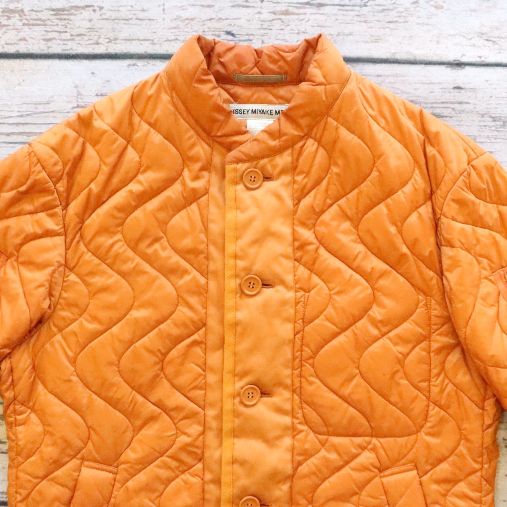 Issey Miyake VINTAGE Issey Miyake Men Liner Jacket Orange 3 Size US S / EU 44-46 / 1 - 2 Thumbnail