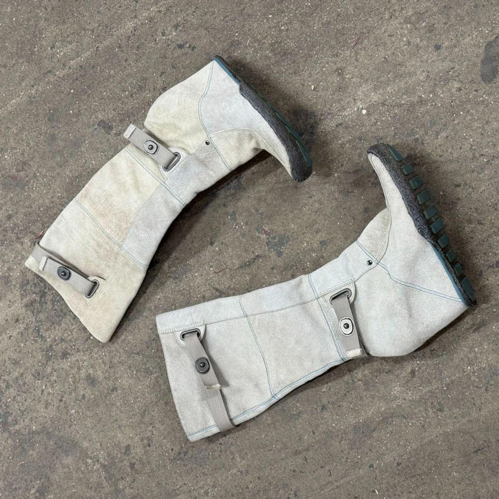 Diesel Rare Vintage Diesel Y2K Suede Wedge Boots Archival Grunge Size US 7 / IT 37 - 2 Thumbnail