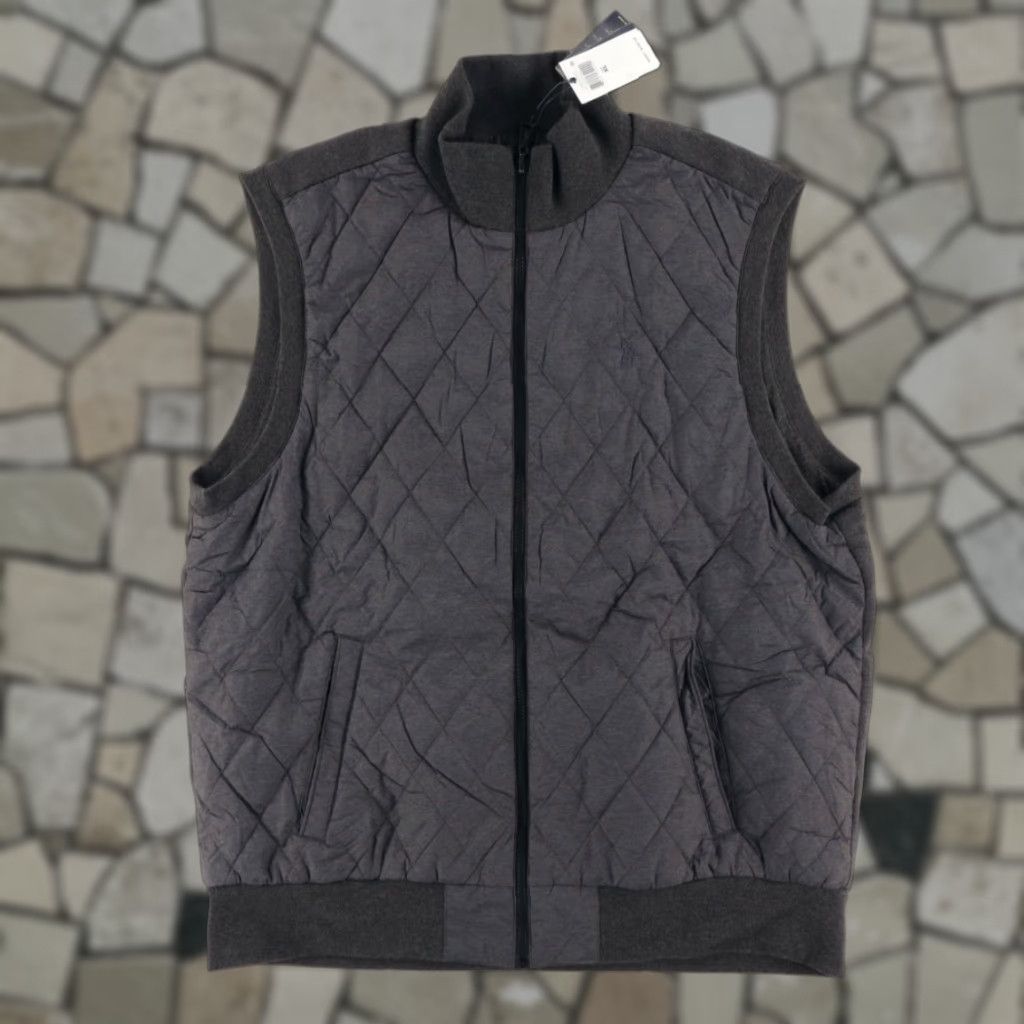 Polo Ralph Lauren Polo Ralph Lauren Quilted Reversible Vest Jacket Charcoal Men's XL Shirt Jacket Mens XL Quilted Reversible Vest Charcoal Polo Ralph Lauren Mock Jacket Size US XL / EU 56 / 4 - 1 Thumbnail