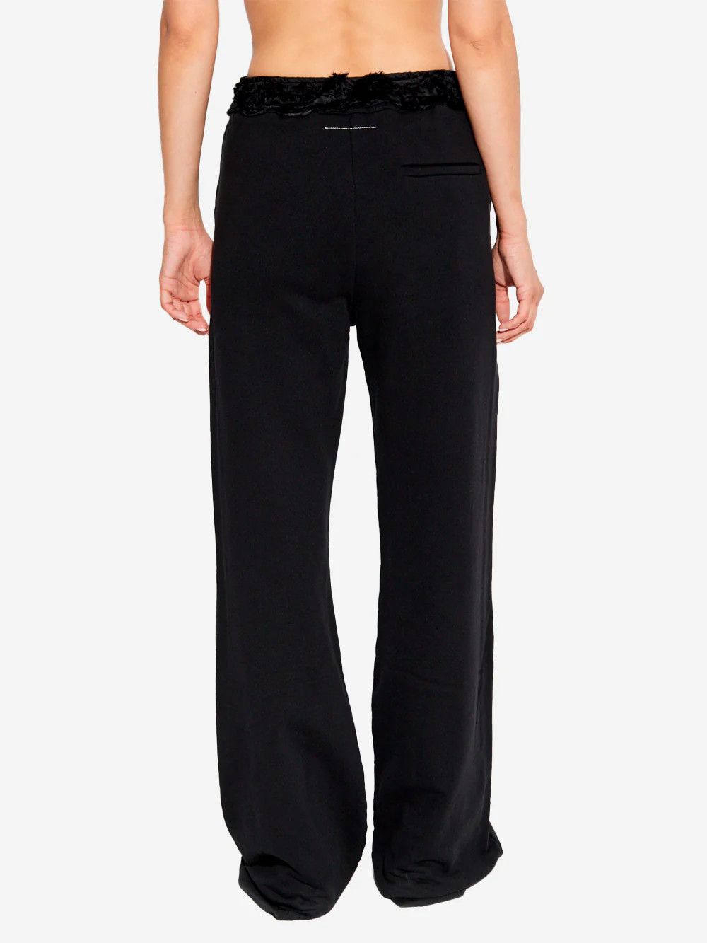 Maison Margiela oc11z0925 Sweatpant in Black Size 25" / US 0 / IT 36 - 4 Thumbnail