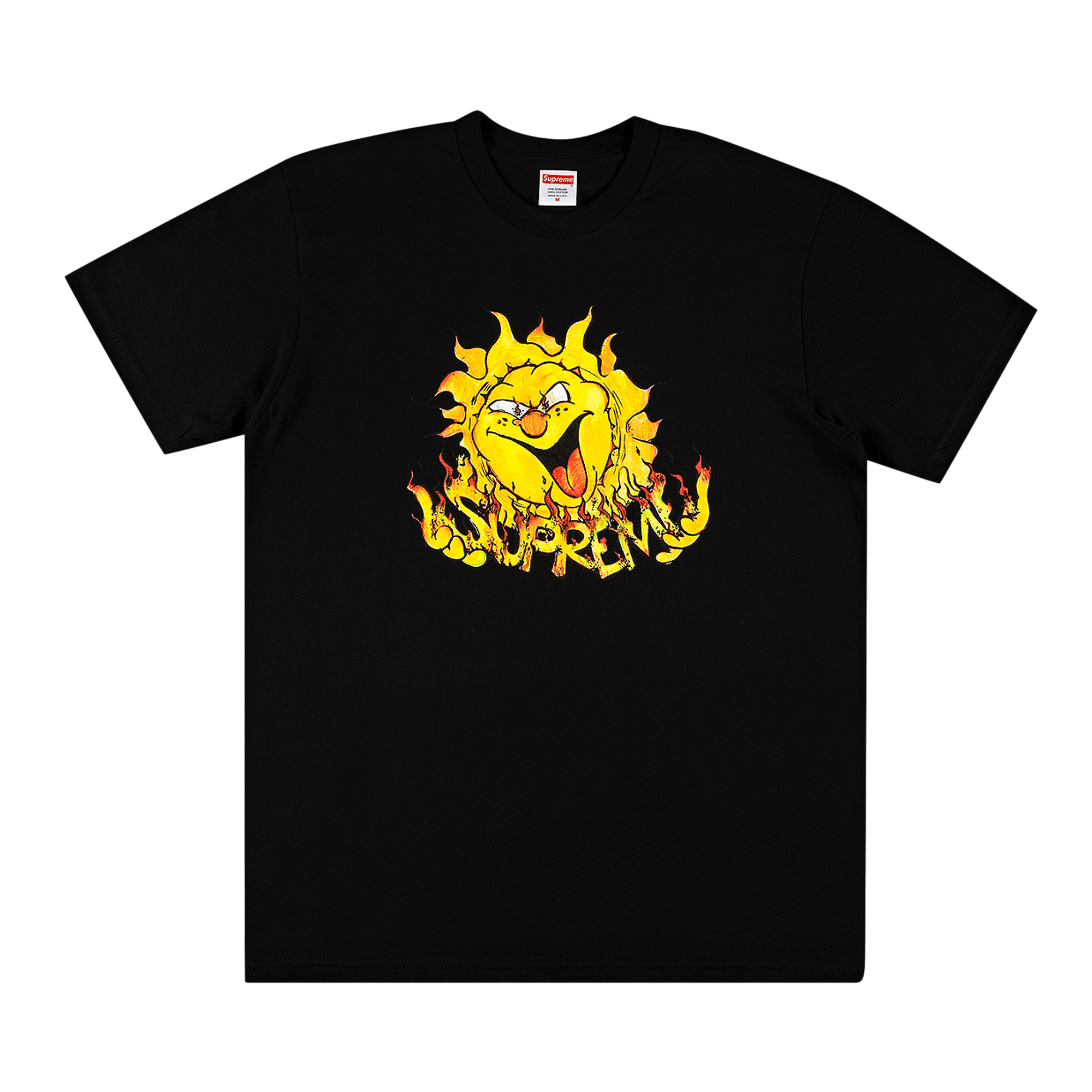 image of Supreme Sun Tee Black, Men's (Size Medium)