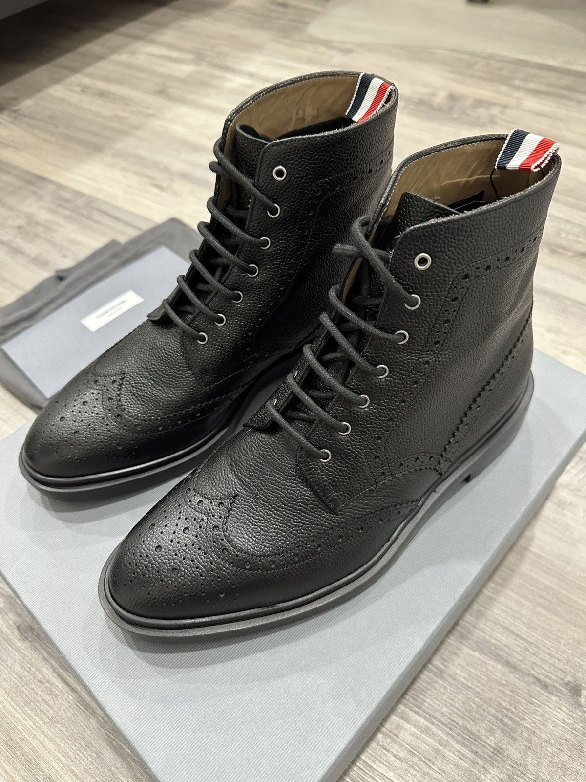 Thom Browne Wing Tip Boots Size US 8 / EU 41 - 1 Thumbnail