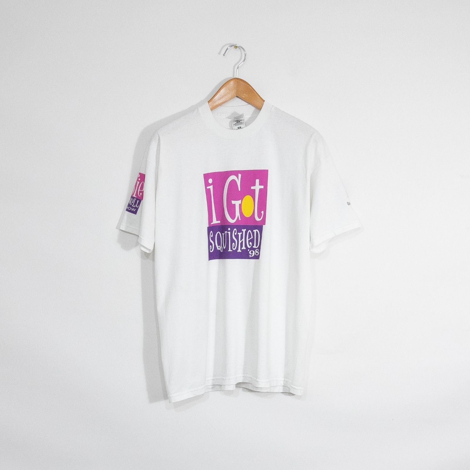 Vintage Vintage 90s Rosie O Donnell Show T Shirt XL - I Got Squished Size US XL / EU 56 / 4 - 1 Thumbnail