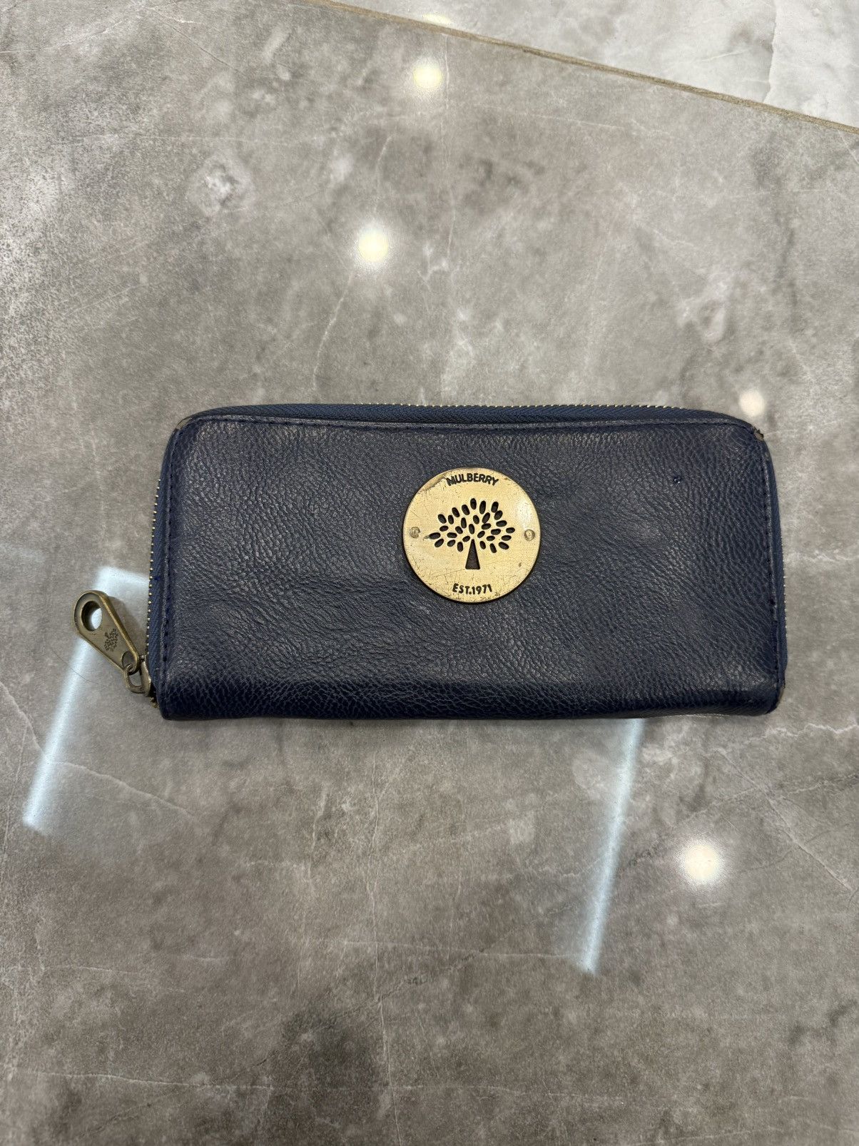 Mulberry Vintage Mulberry Wallets 90s Blue Size ONE SIZE - 1 Thumbnail
