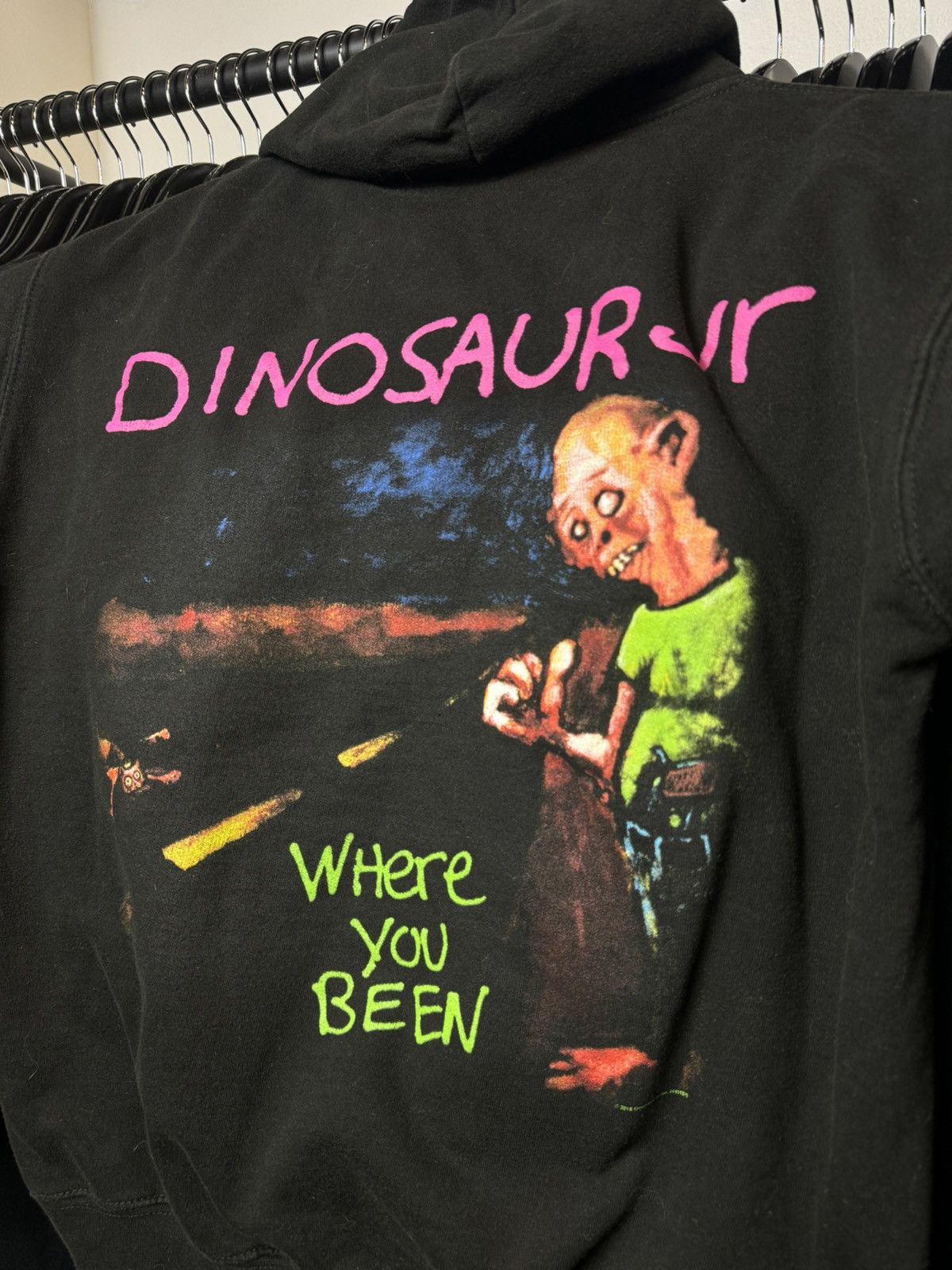 Vintage Vintage Dinosaur Jr Rock Band Promo Hoodie - Medium Size US M / EU 48-50 / 2 - 7 Thumbnail