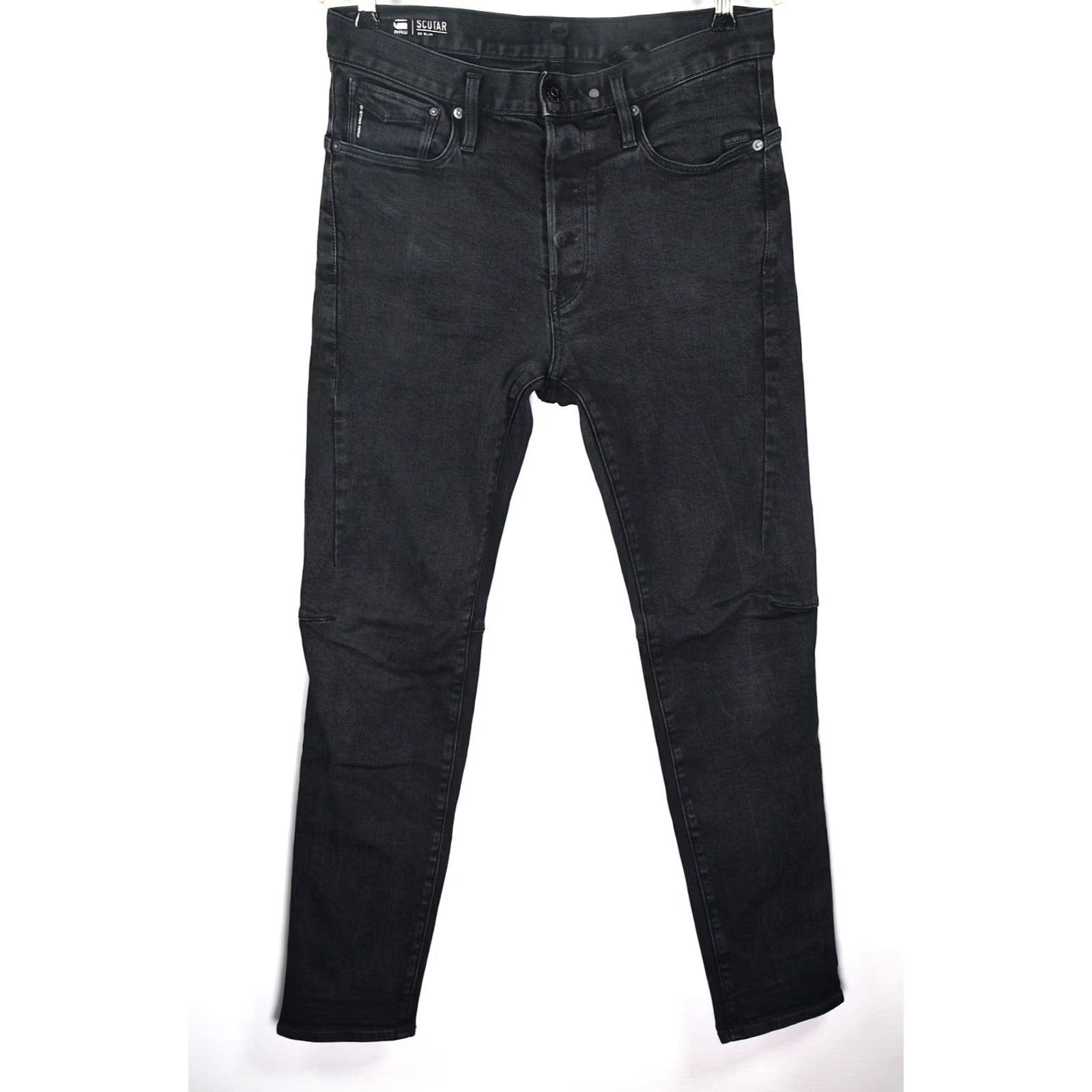 G-Star G-Star Scutar 3D Slim Jeans Men W32 L32 Slim Skinny 98% Cotton 2% Elastane Blue Denim Jeans Size US 32 / EU 48 - 2 Thumbnail