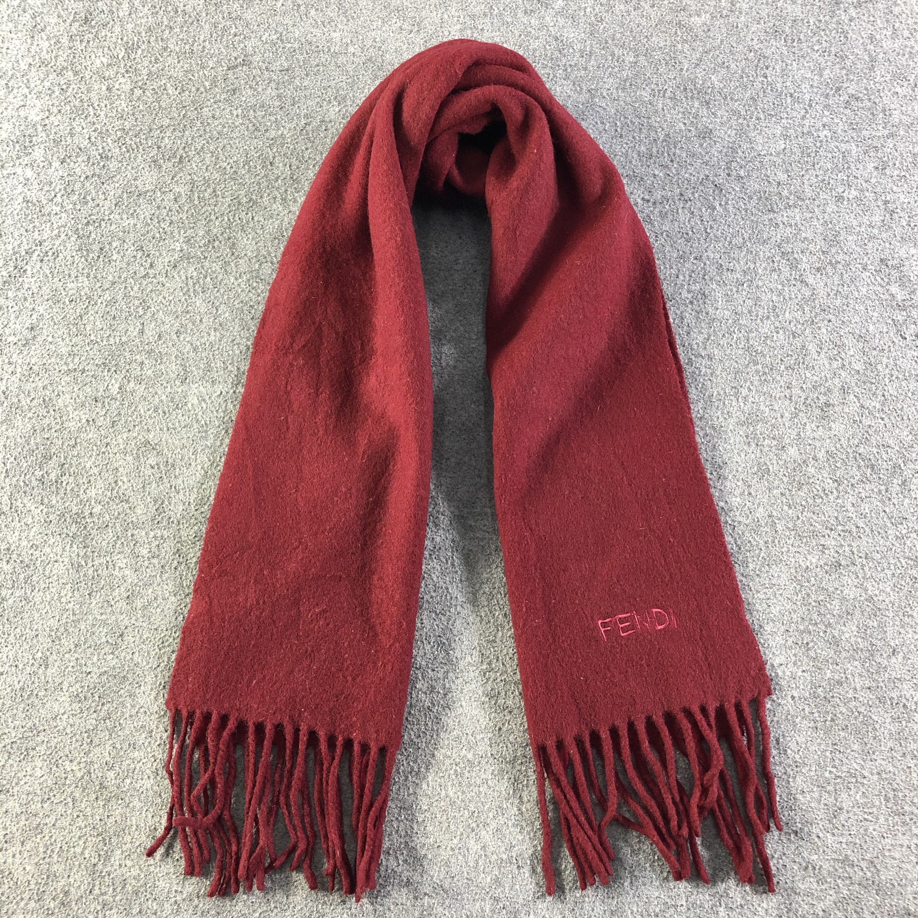 Fendi Fendi Plain Scarf / Muffler / Neckwear P551 Size ONE SIZE - 1 Thumbnail