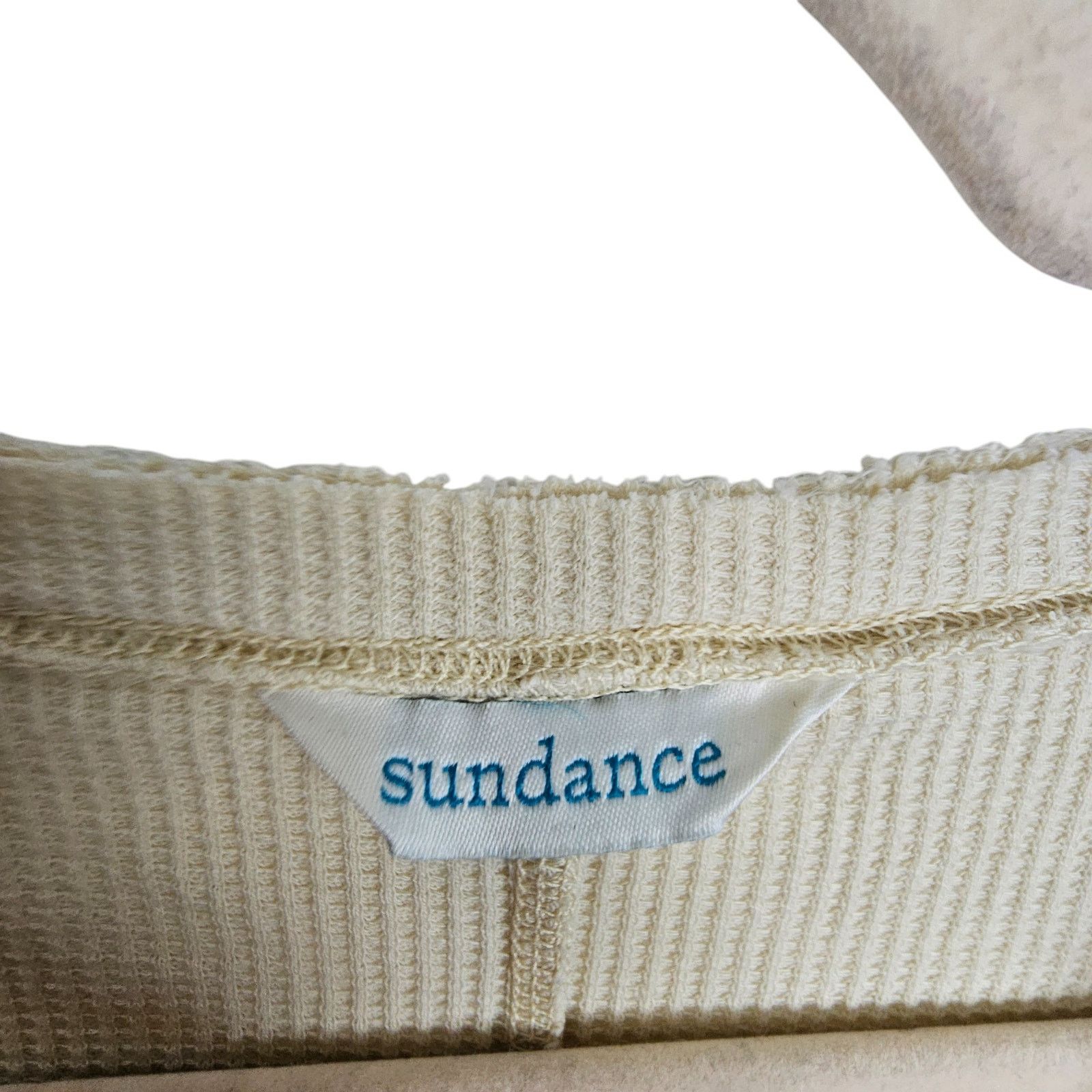Sundry Sundance Womens Thermal Waffle Knit Top M Minimalist Casual Size M / US 6-8 / IT 42-44 - 6 Thumbnail