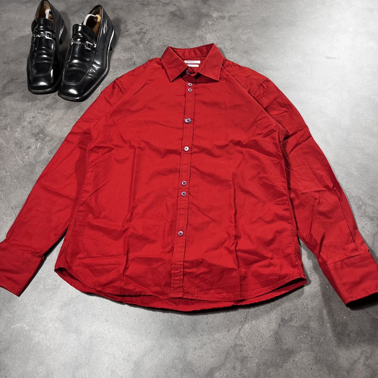 Kenzo Kenzo Paris Homme Longsleeve Shirt Button Up Tee Old Money Size US M / EU 48-50 / 2 - 2 Thumbnail