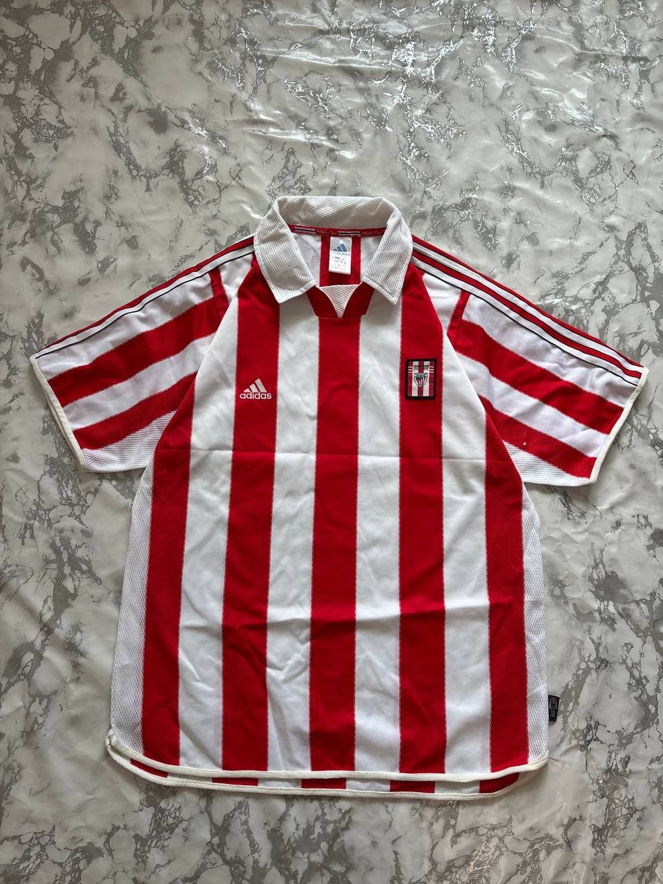 Adidas Athletic Bilbao 1999-2001 Soccer Jersey Size XL Size US XL / EU 56 / 4 - 1 Thumbnail