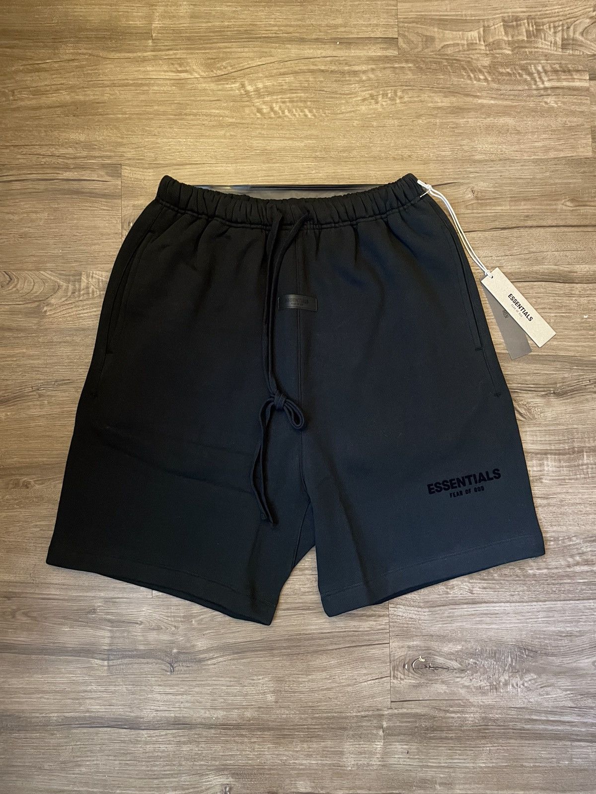 Fear of God Fear of God Essentials Sweat Shorts Stretch Limo Size M |  Grailed