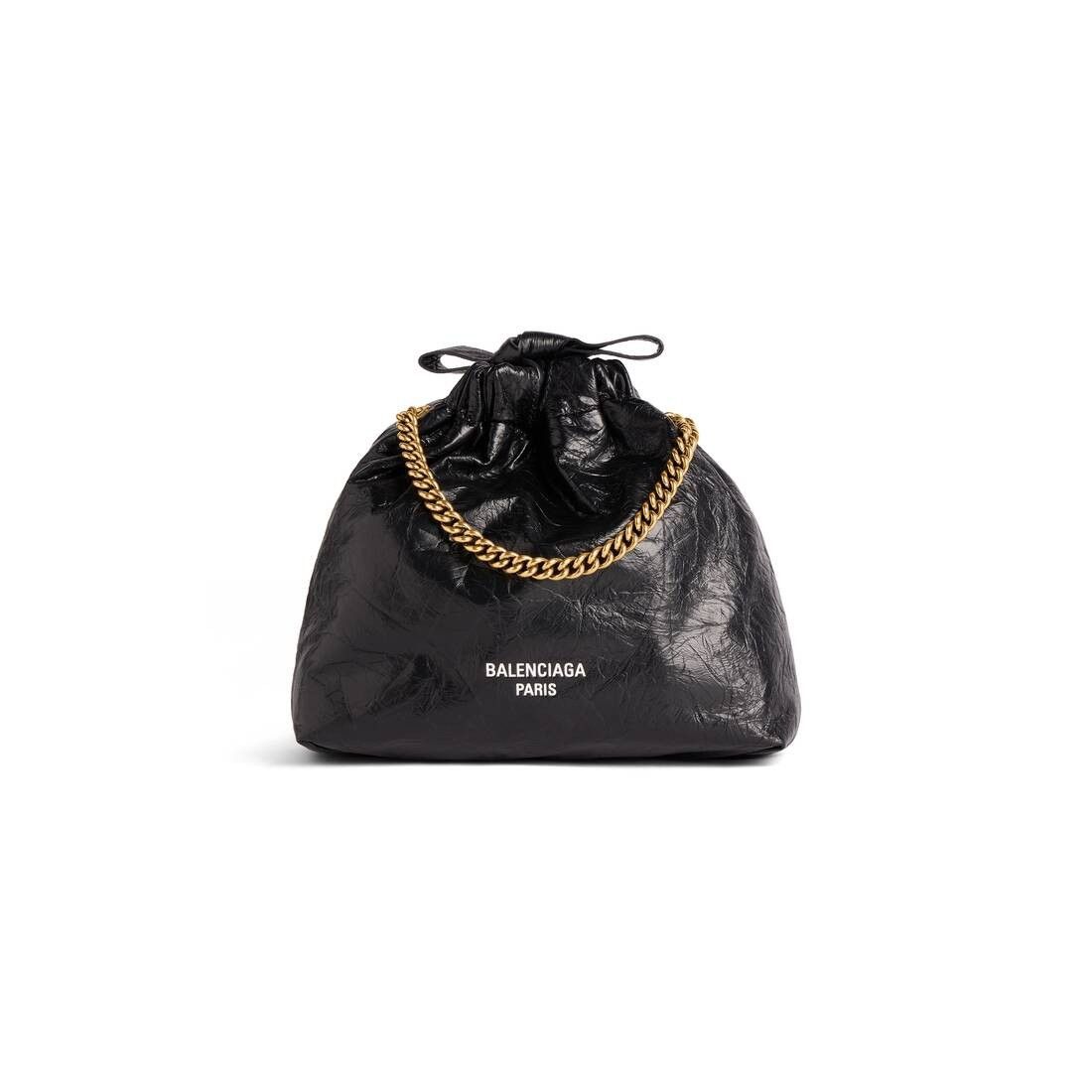 Balenciaga o1tr1nto0226 Size: OS / Crush XS Tote Bag in Black Size ONE SIZE - 5 Thumbnail