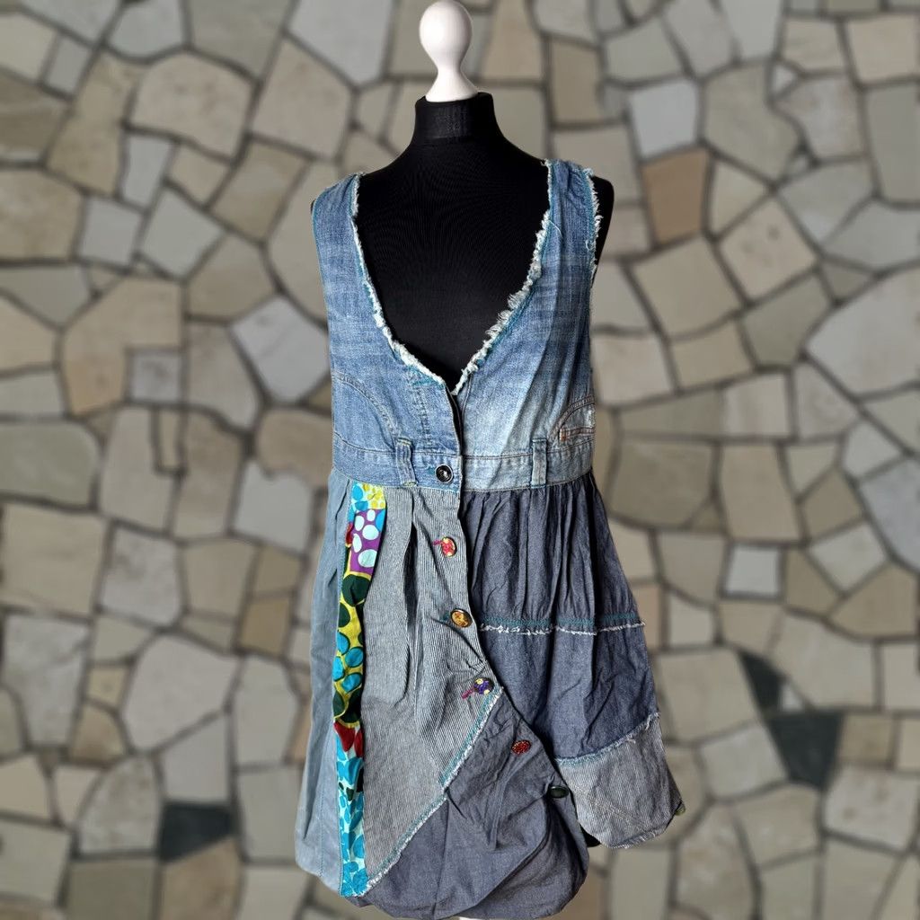 Desigual Desigual Dress Womens A-Line Knee Length Multicoloured Size 42 01V2024 Size M / US 6-8 / IT 42-44 - 1 Thumbnail