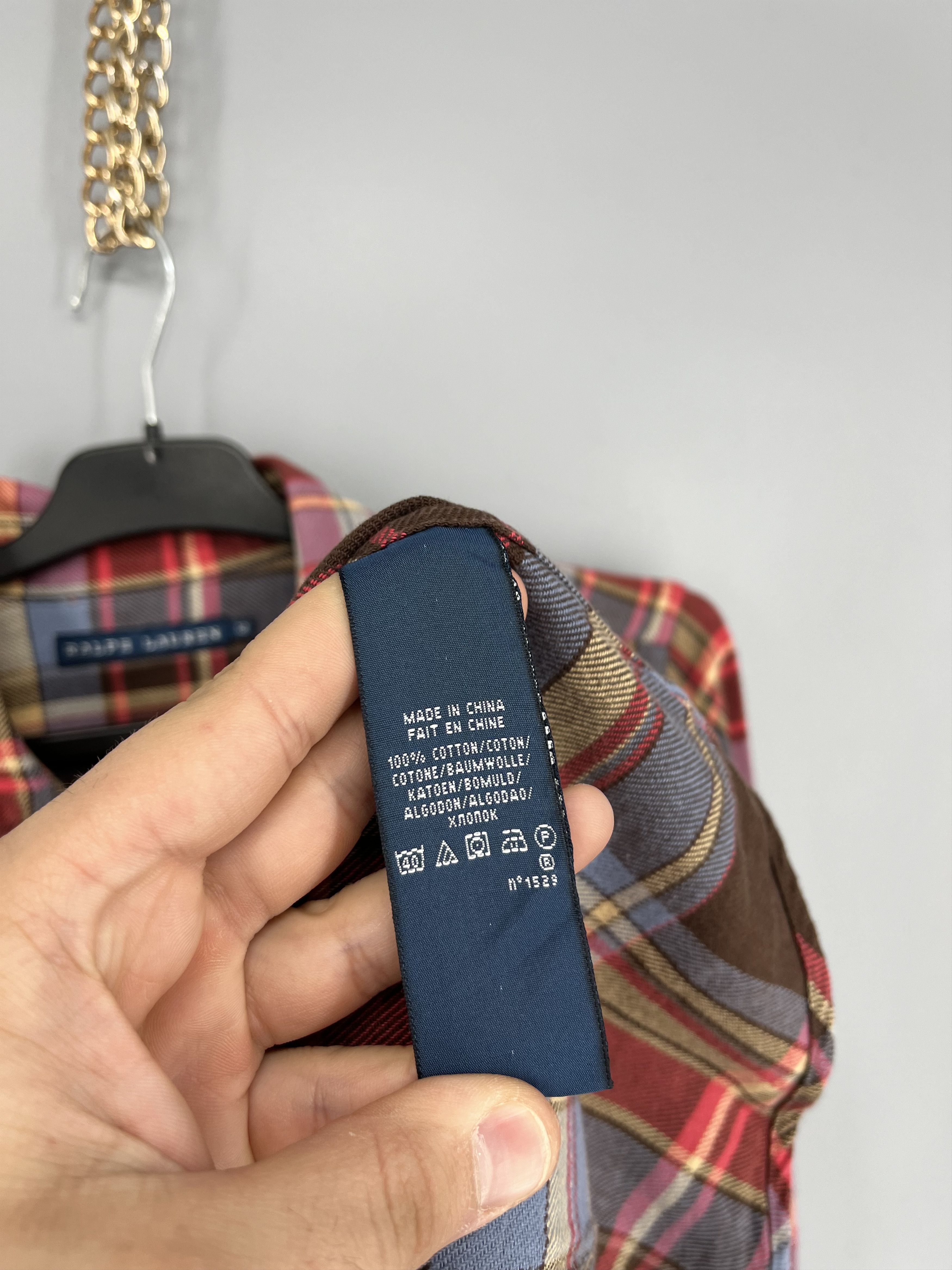 Flannel Vintage Flannel Polo Raplh Lauren Plaid Shirt Travis style Size US S / EU 44-46 / 1 - 8 Thumbnail