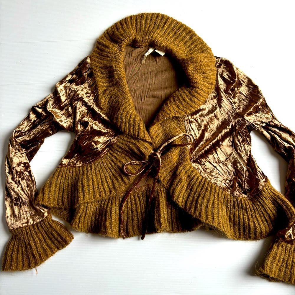 Designer Y2K Baddie Tie-Up Front Vest Size L / US 10 / IT 46 - 1 Thumbnail