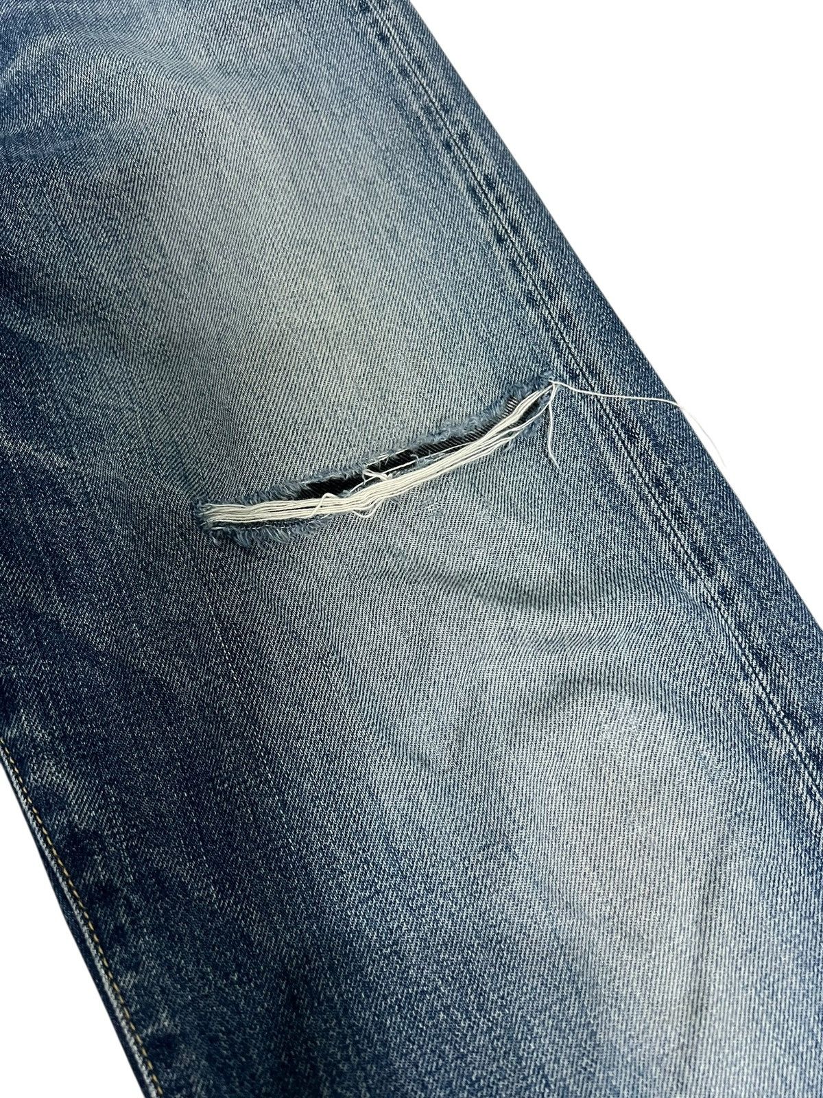 Blue Blue Japan Blue Blue Japan Distress Selvedge Jean Size US 32 / EU 48 - 6 Thumbnail
