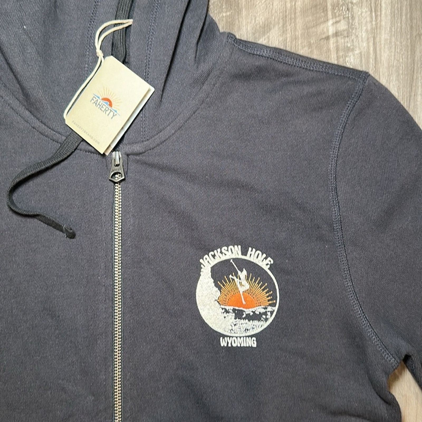 Faherty Faherty Jackson Hole Wyoming Terry Full Zip Hoodie - Small Size US S / EU 44-46 / 1 - 7 Thumbnail