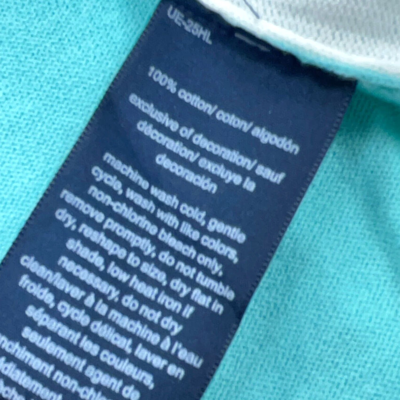 Tommy Hilfiger Tommy Hilfiger Sweater Women L Blue Teal V-Neck Knit Pullover Argyle Embroidered Logo Womens Size L / US 10 / IT 46 - 6 Thumbnail