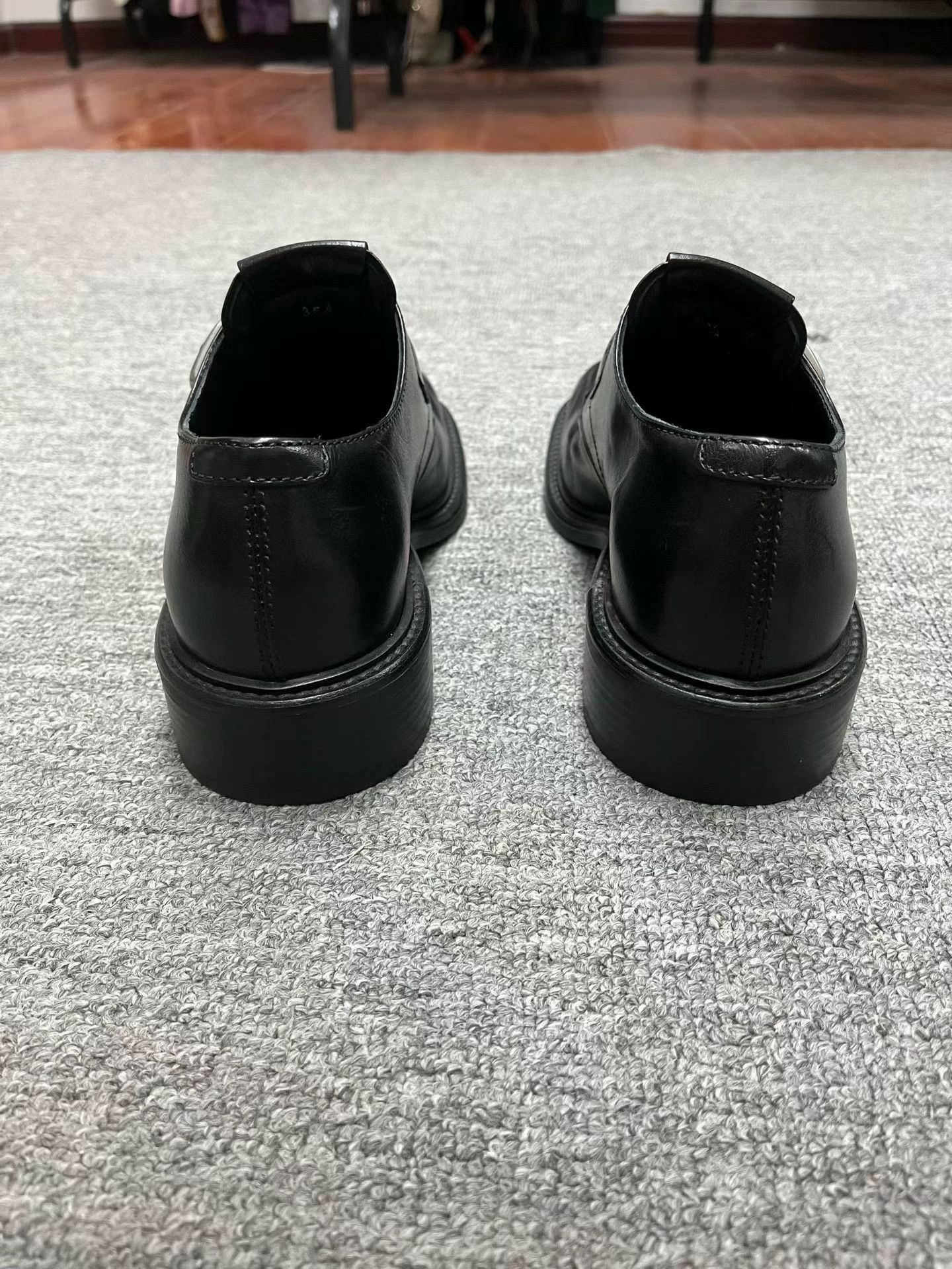 Miu Miu MIU MIU square-toe buckle leather shoes Size US 6.5 / IT 36.5 - 4 Thumbnail