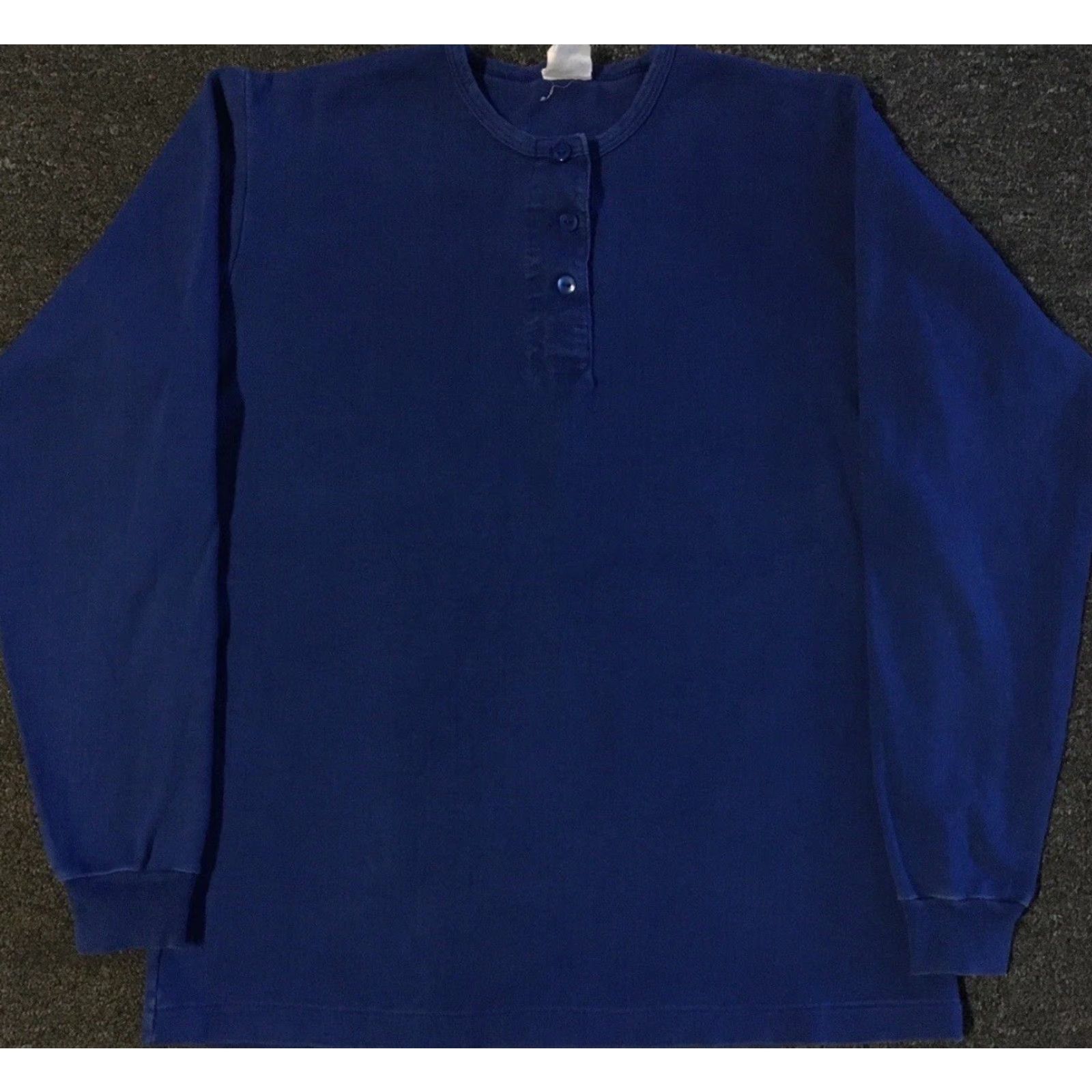 Vintage VINTAGE 80s Faded Henley Shirt XS S Grunge Punk Surf Skate Biker Motorcycle Emo 90s Nike Shirt Men's Long Sleeve Blue 90s Grunge Punk Rock Retro Size US XS / EU 42 / 0 - 2 Thumbnail