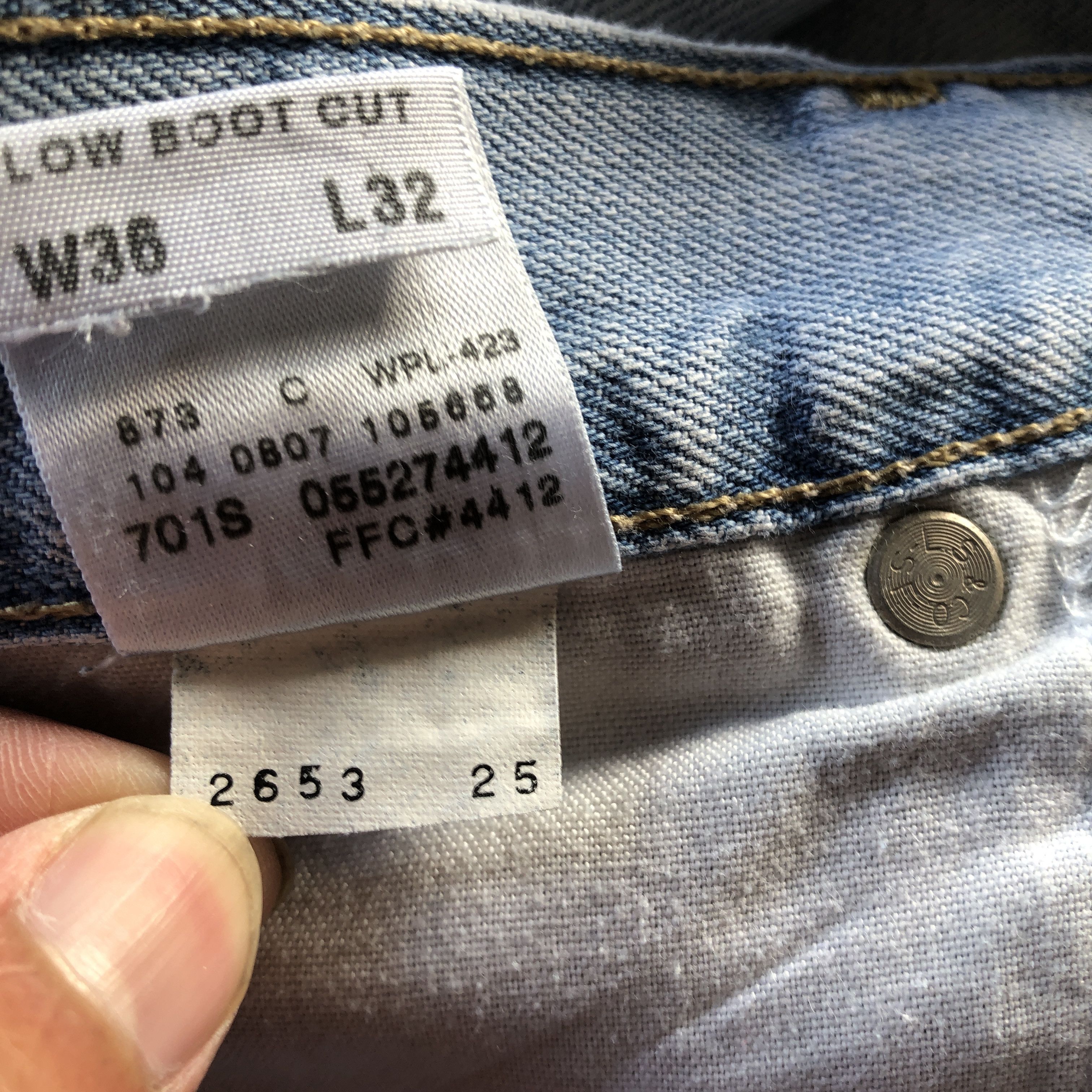 Levi's Vintage Y2K Levis Flare Faded Jeans Levi's Distressed Denim Size US 36 / EU 52 - 7 Thumbnail