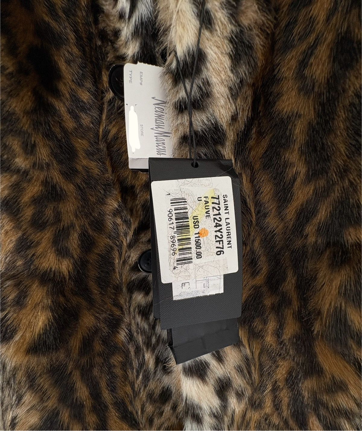 Saint Laurent Paris Saint Laurent Leopard fur coat Size ONE SIZE - 10 Thumbnail