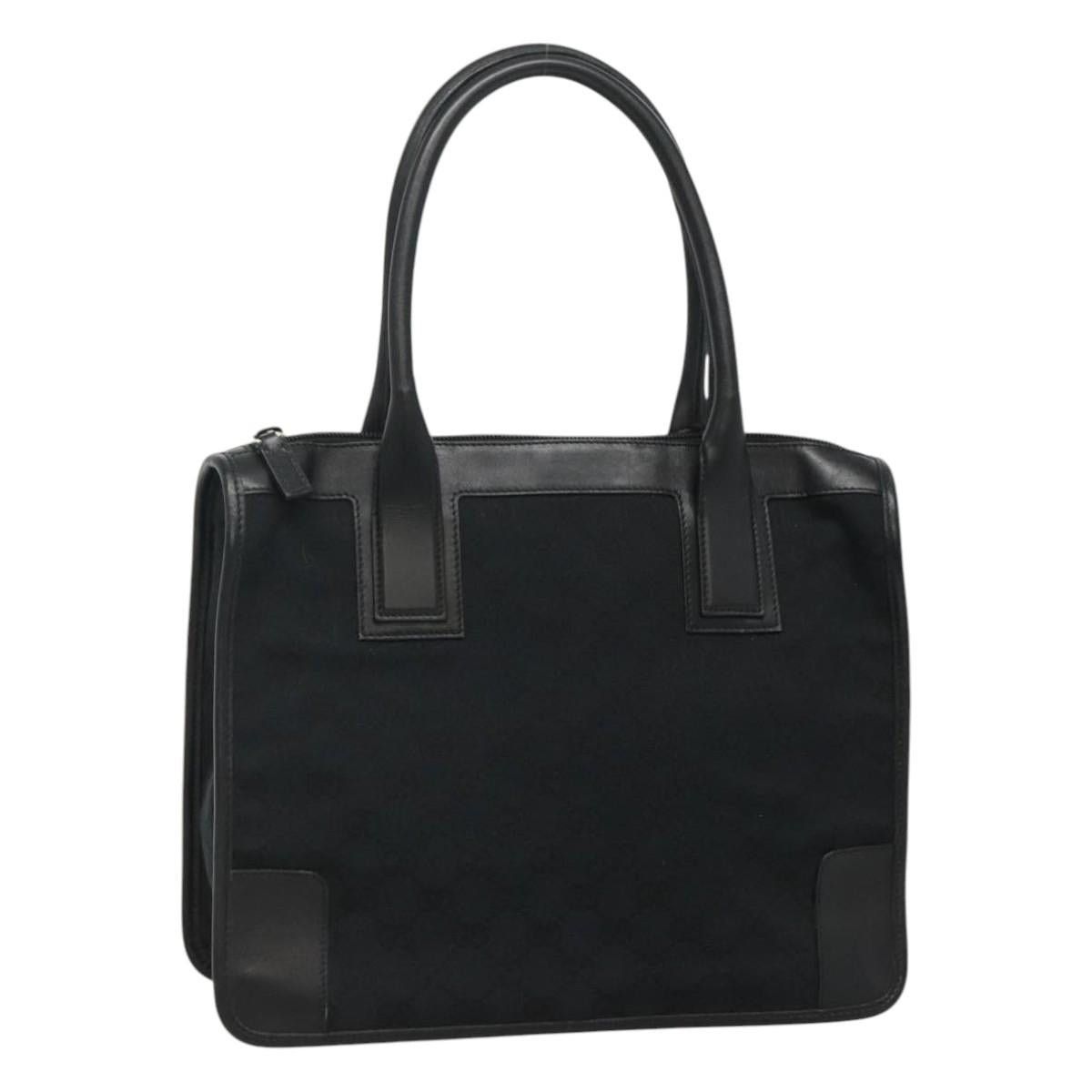Gucci GUCCI GG Canvas Tote Bag Outlet Black Gold 000 0855 00 000 Size ONE SIZE - 1 Thumbnail