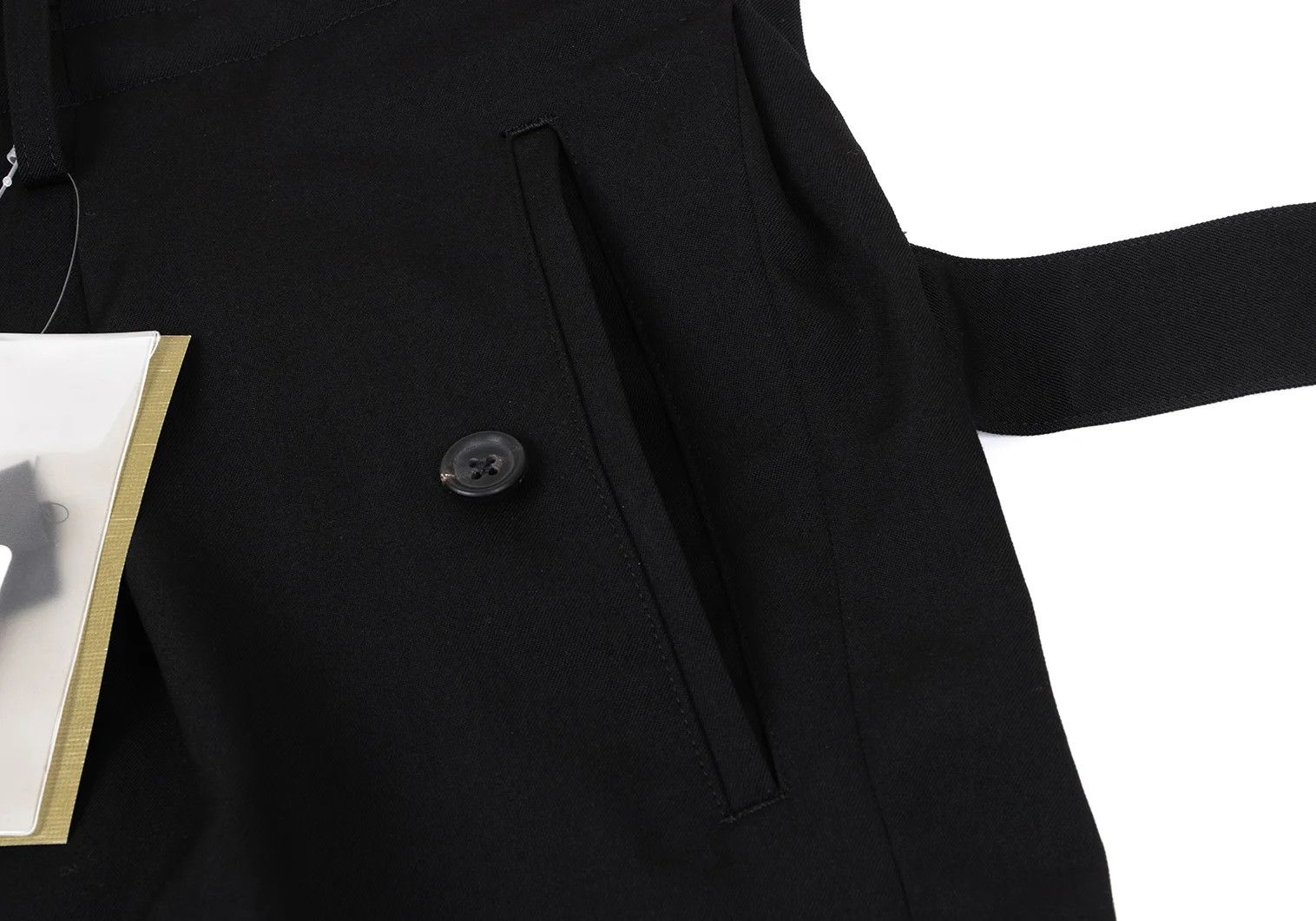 Yohji Yamamoto Yohji Yamamoto Wool Gabardine Strap Pants Size US 34 / EU 50 - 5 Thumbnail