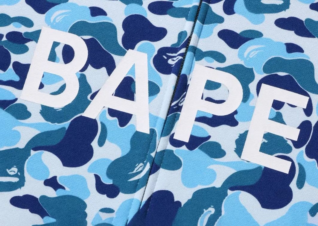 Bape BAPE ABC Camo Full Zip Hoodie - Blue Size US XL / EU 56 / 4 - 2 Thumbnail