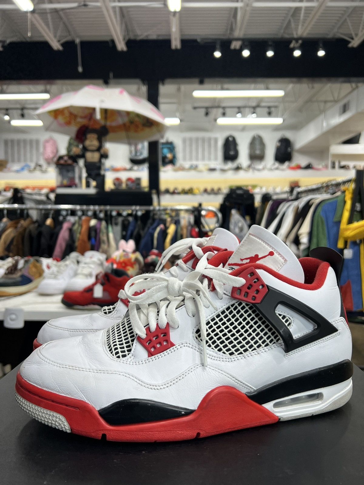 Jordan Brand Air Jordan 4 Fire Red Sz. 12 (2020) Size US 12 / EU 45 - 1 Thumbnail