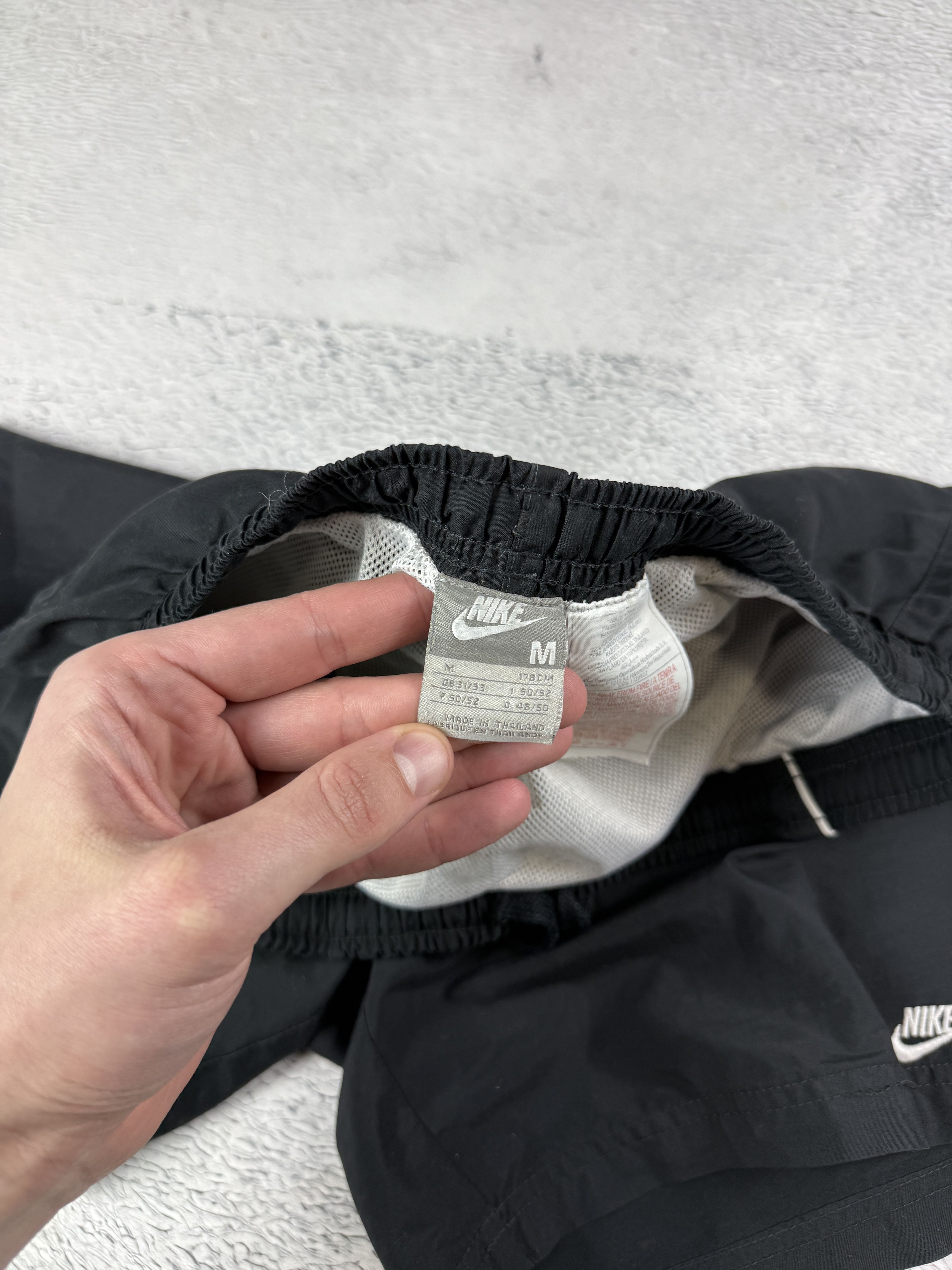 Nike × Vintage Nike Vintage Nylon Shorts Parachute Streetwear Black Size US 32 / EU 48 - 4 Thumbnail