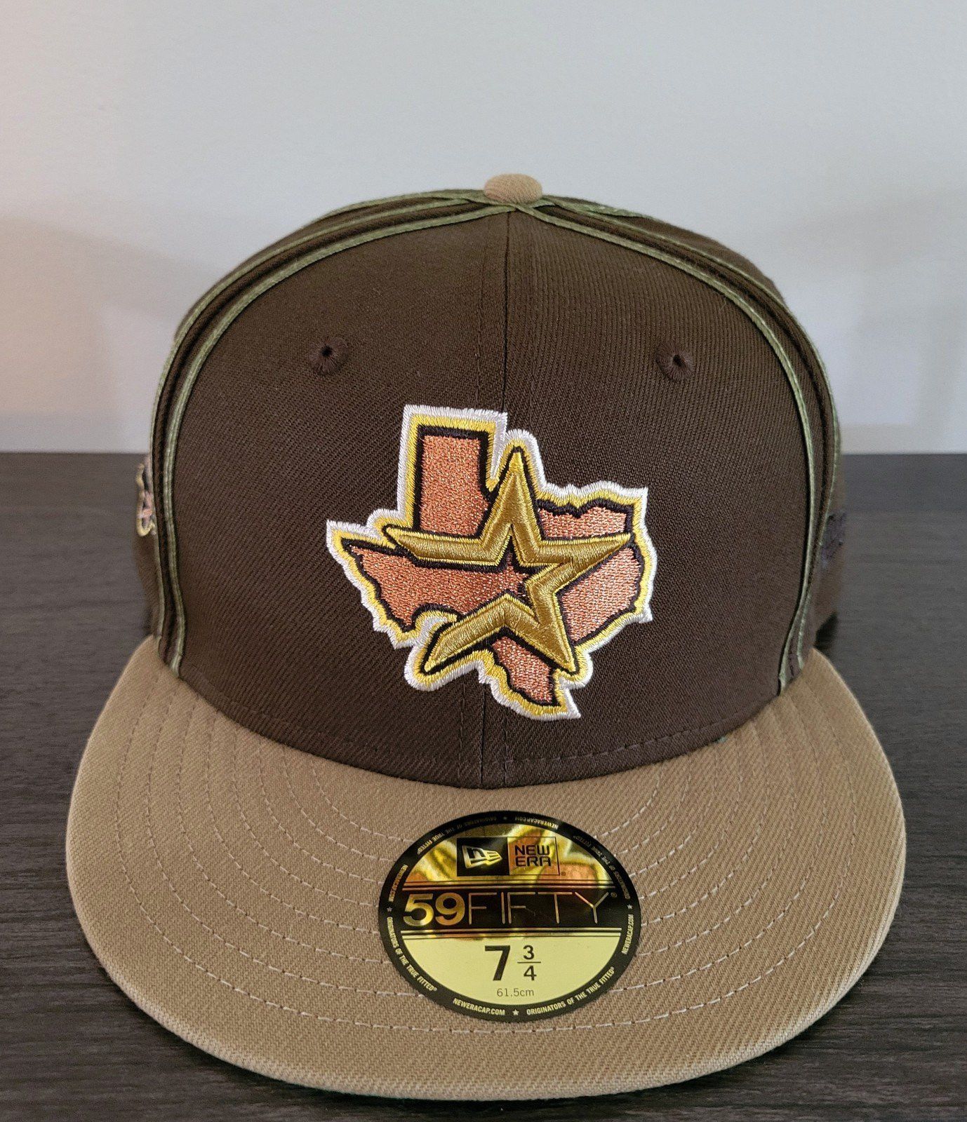 New Era *Firm* 7 3/4 Myfitteds Exclusive Houston Astros Fitted Hat Size ONE SIZE - 1 Thumbnail