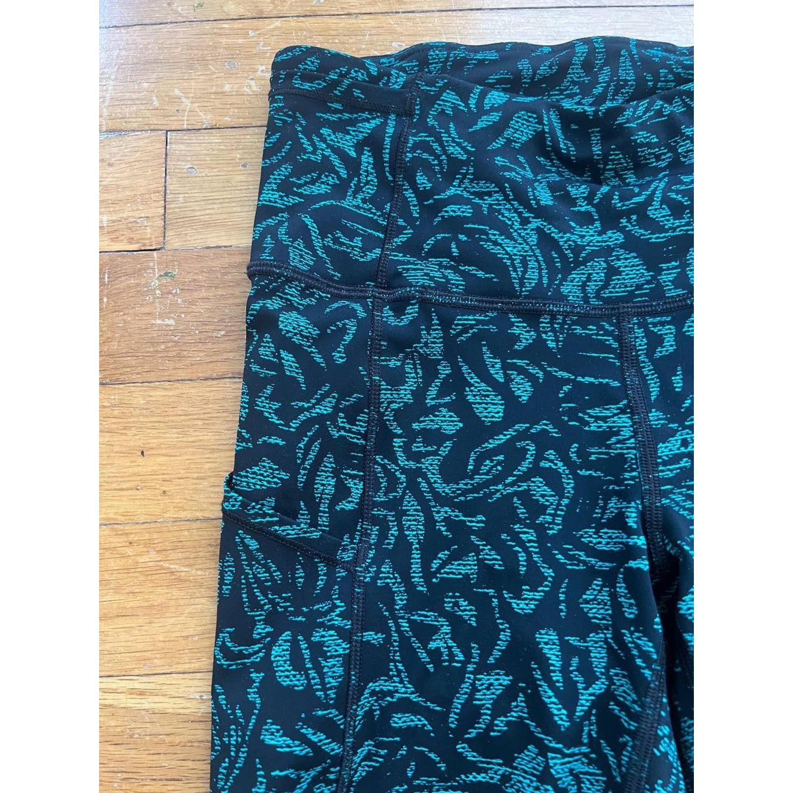 Lululemon Lululemon Wunder Under Thrive Viridian Green Black 4 A000905 Size 27" / US 4 / IT 40 - 9 Thumbnail