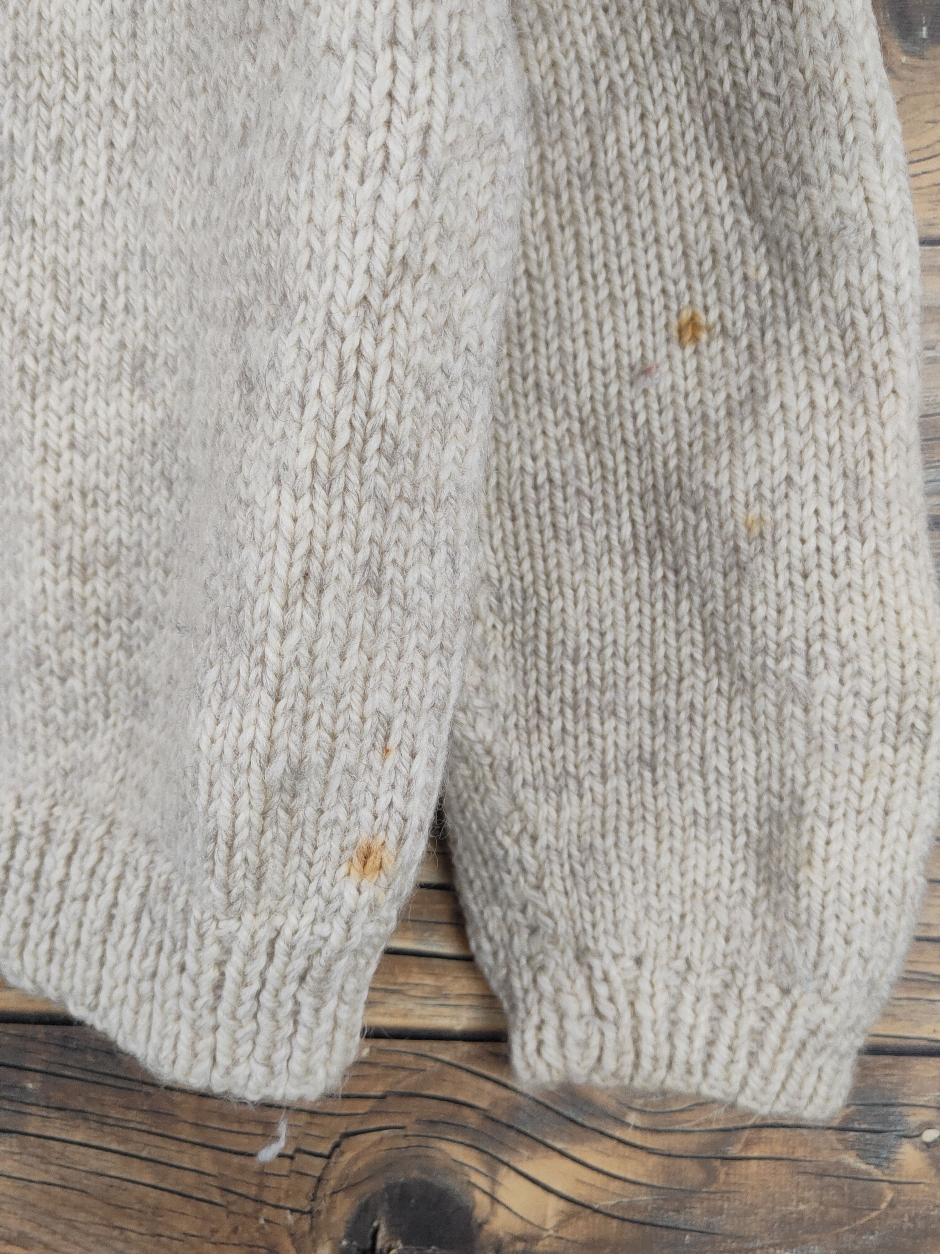 Aran Isles Knitwear Japanese Brand Ivory Knitwear Sweatshirts #W2130 Size US S / EU 44-46 / 1 - 9 Thumbnail