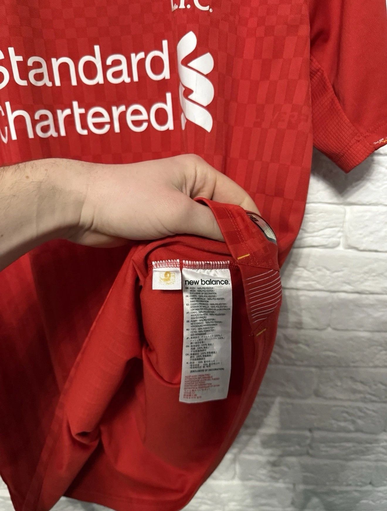 New Balance New Balance Liverpool 15/16 Jersey Home Football Shirt Sz L Size US L / EU 52-54 / 3 - 7 Thumbnail