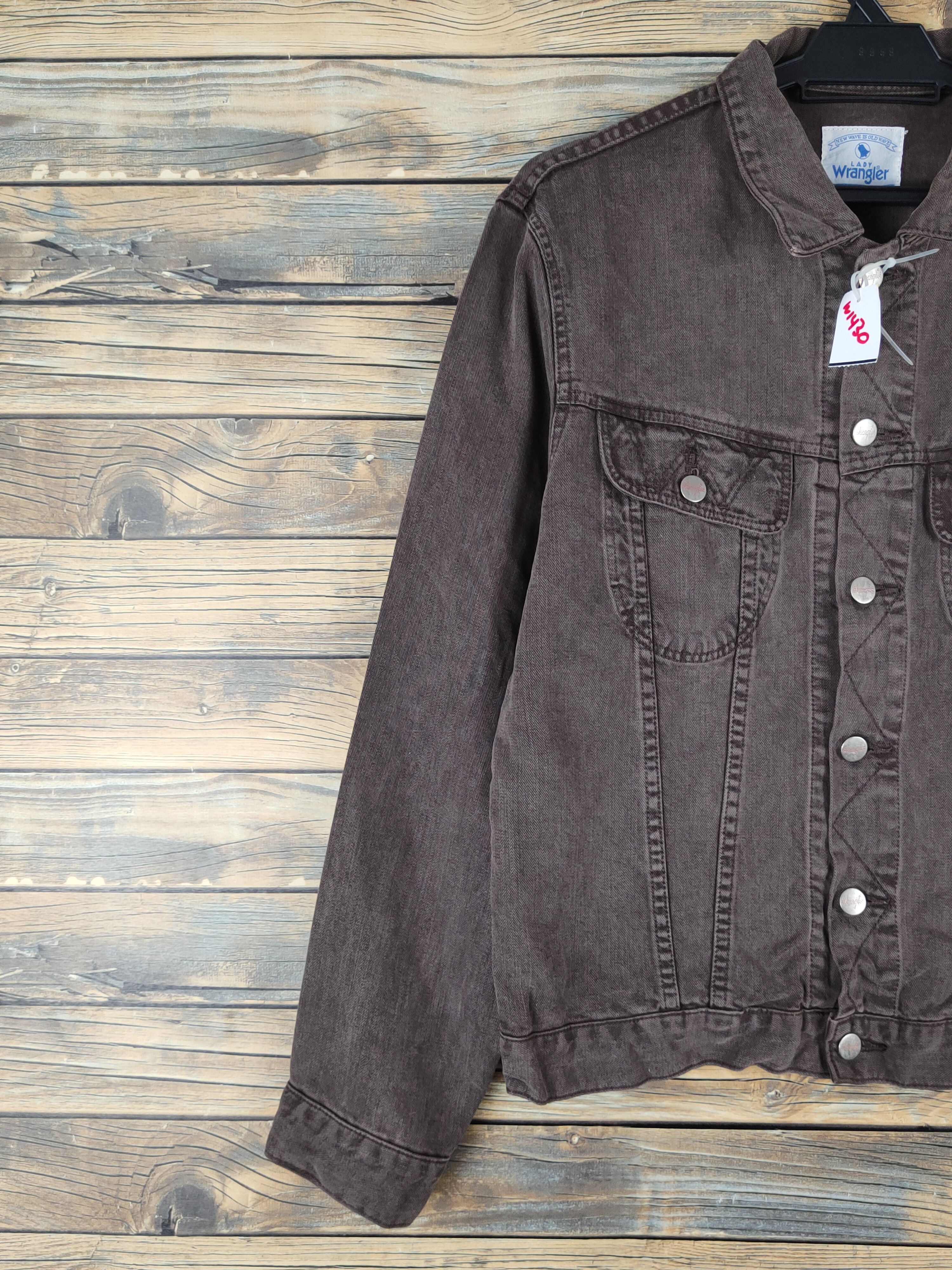 Japanese Brand Wrangler vintage Dark Brown Jackets #W1430 Size M / US 6-8 / IT 42-44 - 3 Thumbnail