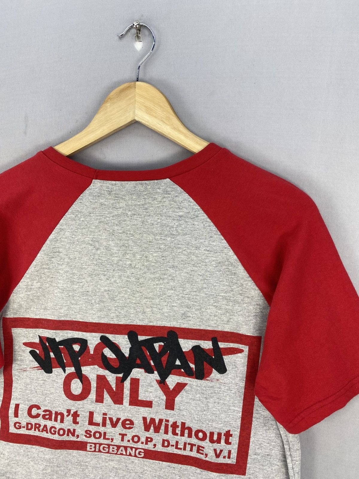 Band Tees Vintage Y2K BigBang ‘Vip Japan Only’ Raglan Tee Size US M / EU 48-50 / 2 - 5 Thumbnail