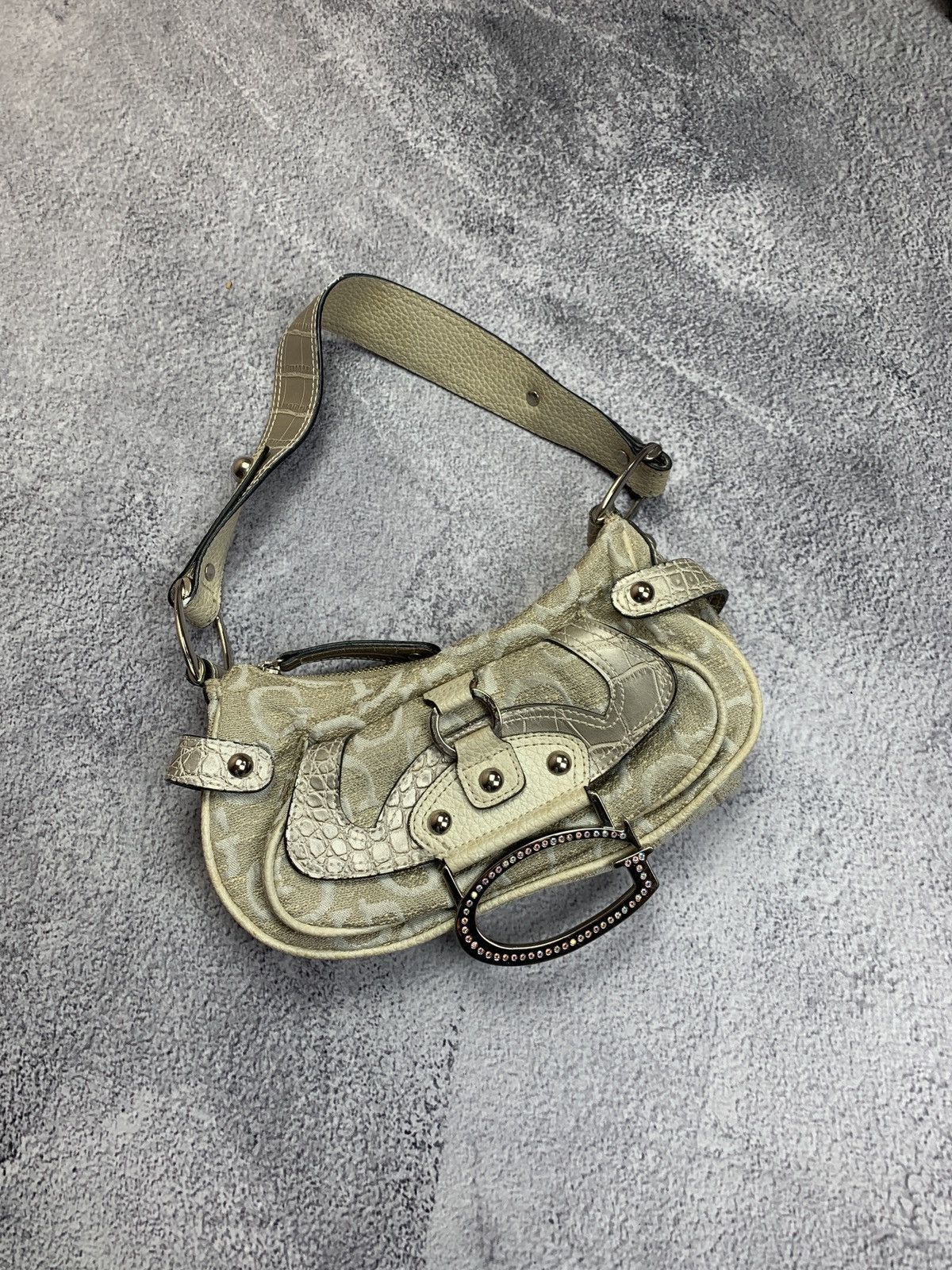 Guess Vintage Guess Denim Handbag Beige Y2K Style Retro Size ONE SIZE - 1 Thumbnail