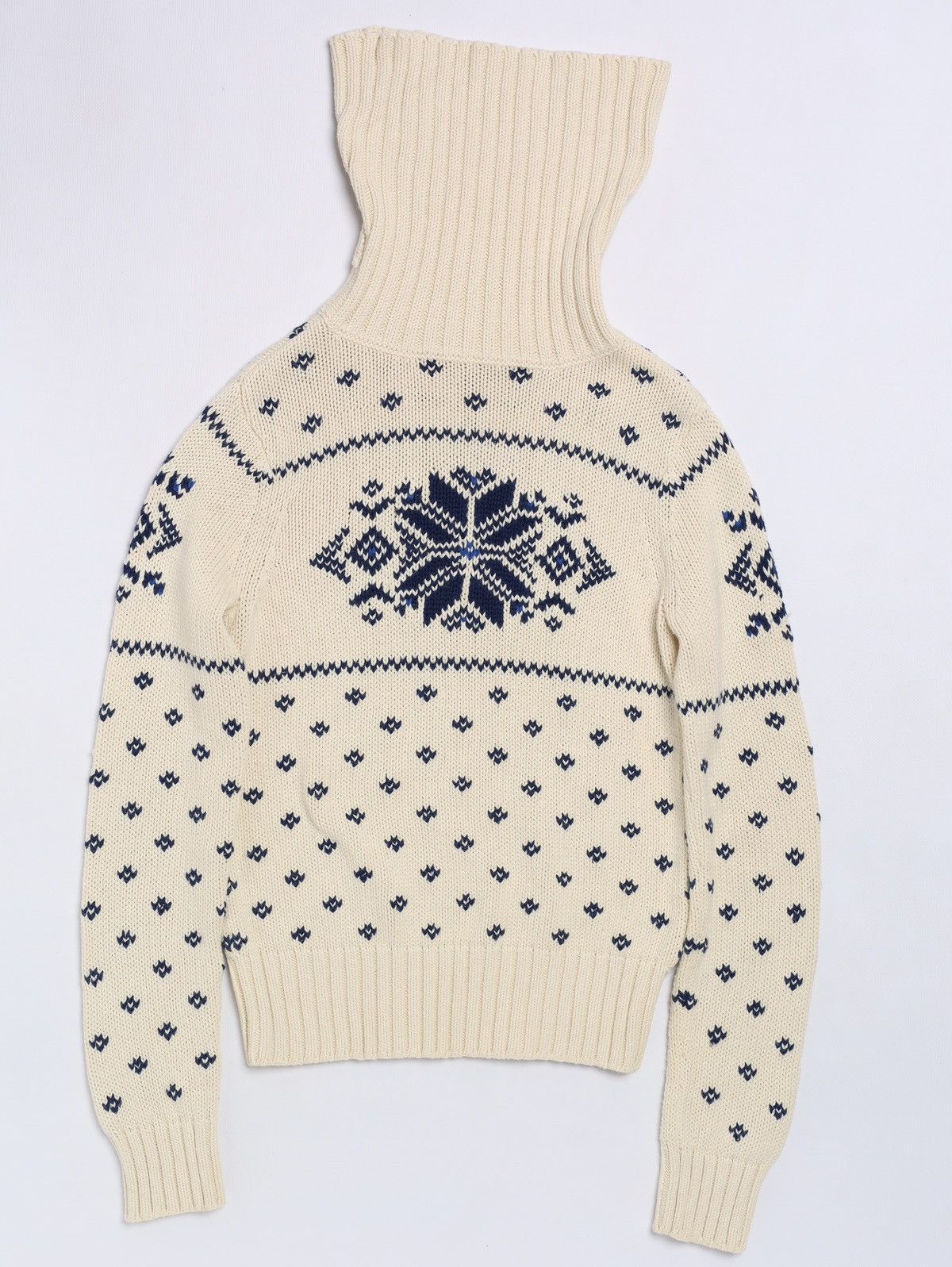 Polo Ralph Lauren Ralph Lauren Aztec Snowflake Turtleneck Sweater Nordic Size S / US 4 / IT 40 - 2 Thumbnail