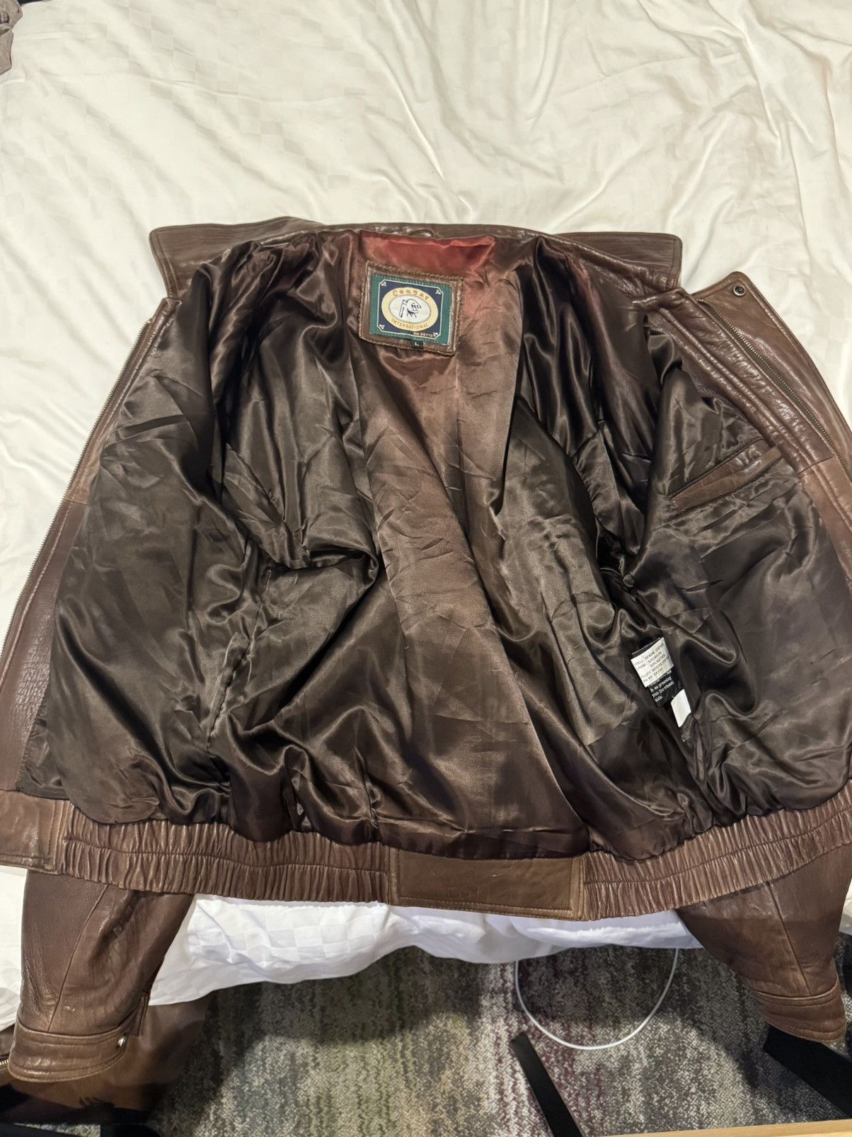 Vintage “Vintage Rare Genuine Leather Bomber Jacket Size US M / EU 48-50 / 2 - 7 Thumbnail