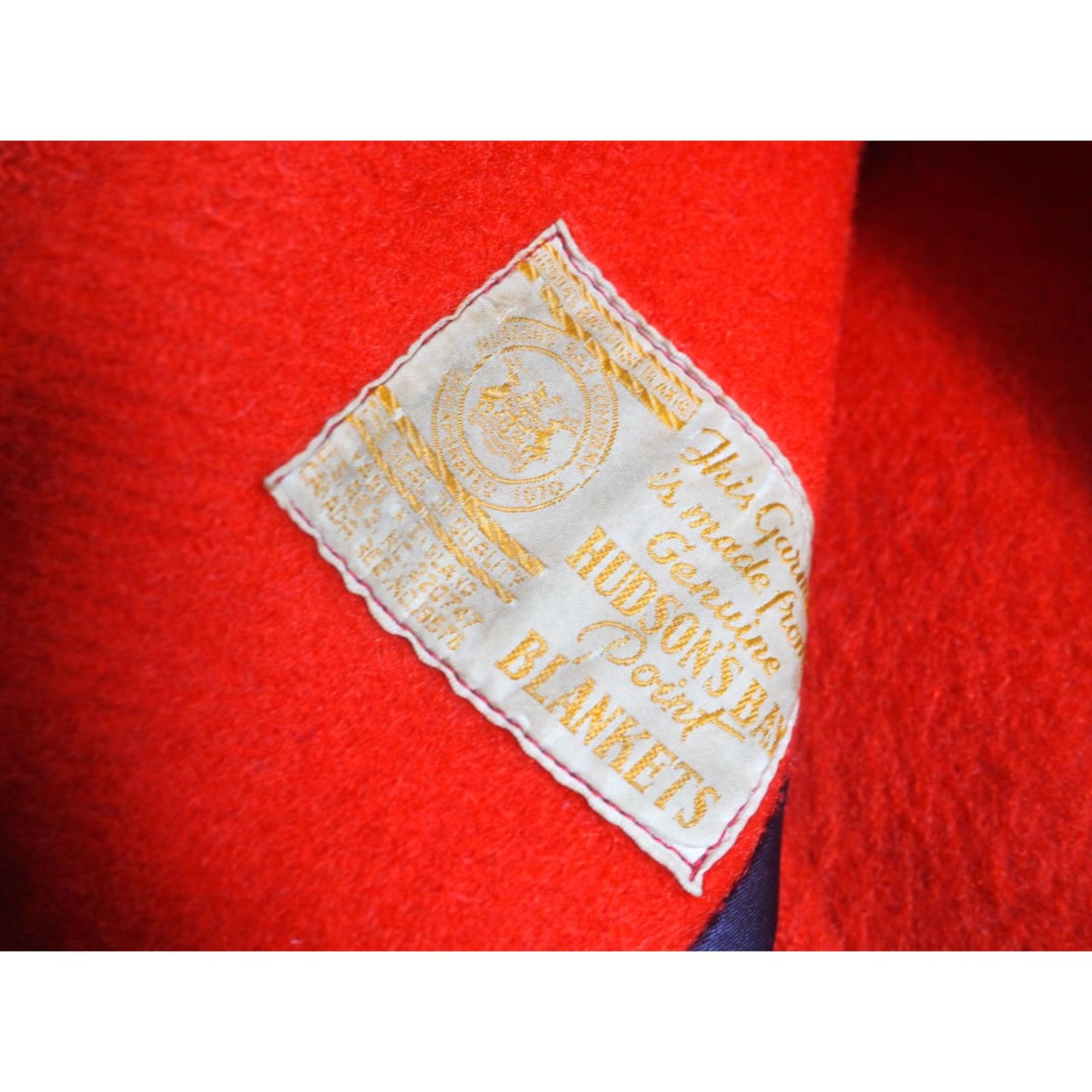 Hudson VTG Hudson's Bay Pea Coat Jacket Womens M Red Wool Button USA 50s 60s Bohemian Vintage Coat Casual Winter Fall Lined Collared Size M / US 6-8 / IT 42-44 - 4 Thumbnail