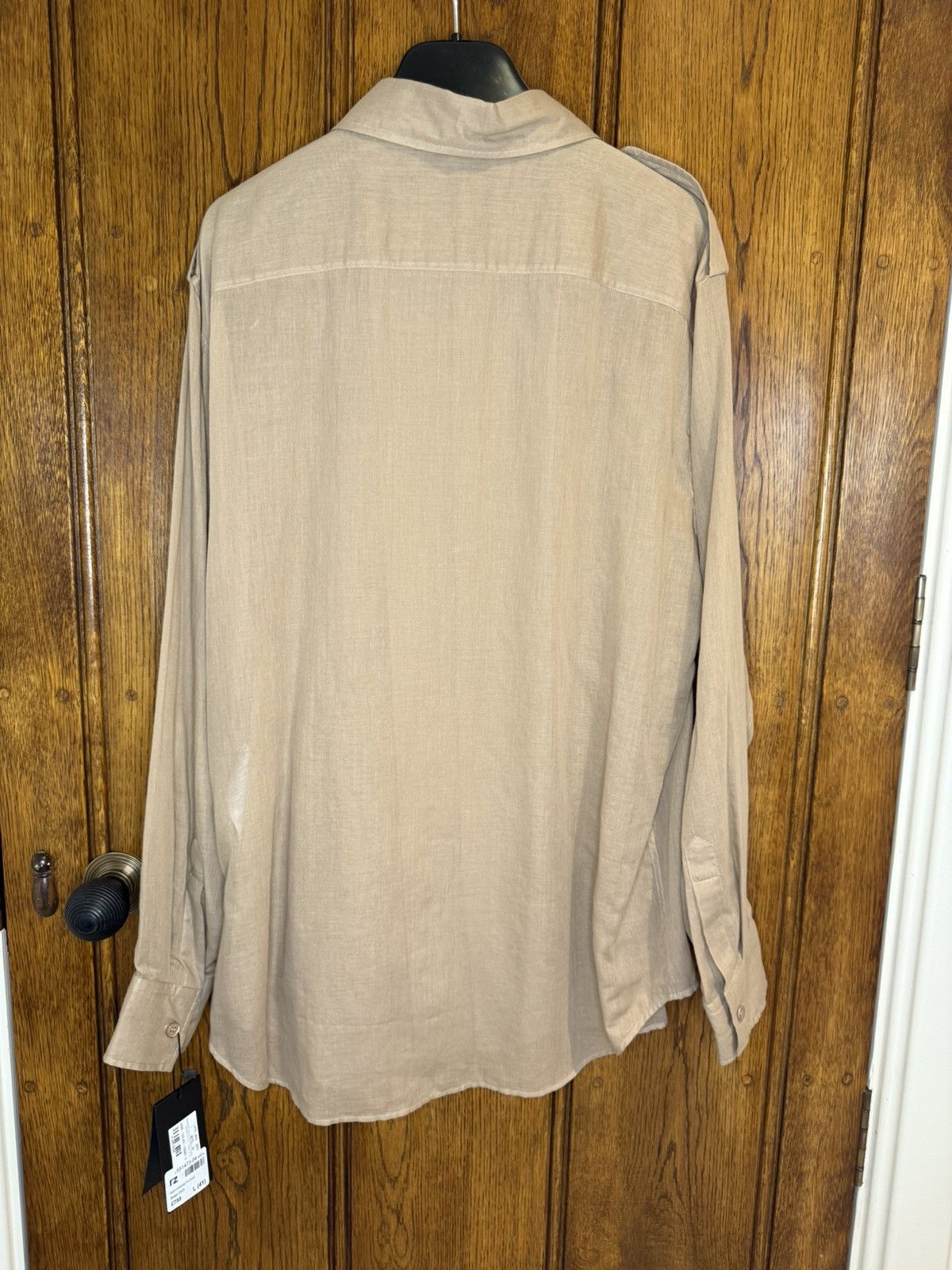 Saint Laurent Paris $1.1k SS23 Saint Laurent camo khaki army style sheer shirt L Size US L / EU 52-54 / 3 - 11 Thumbnail