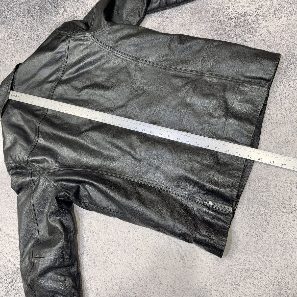 Vintage Vintage Saki Black Leather Jacket M size (48) Size US M / EU 48-50 / 2 - 17 Thumbnail