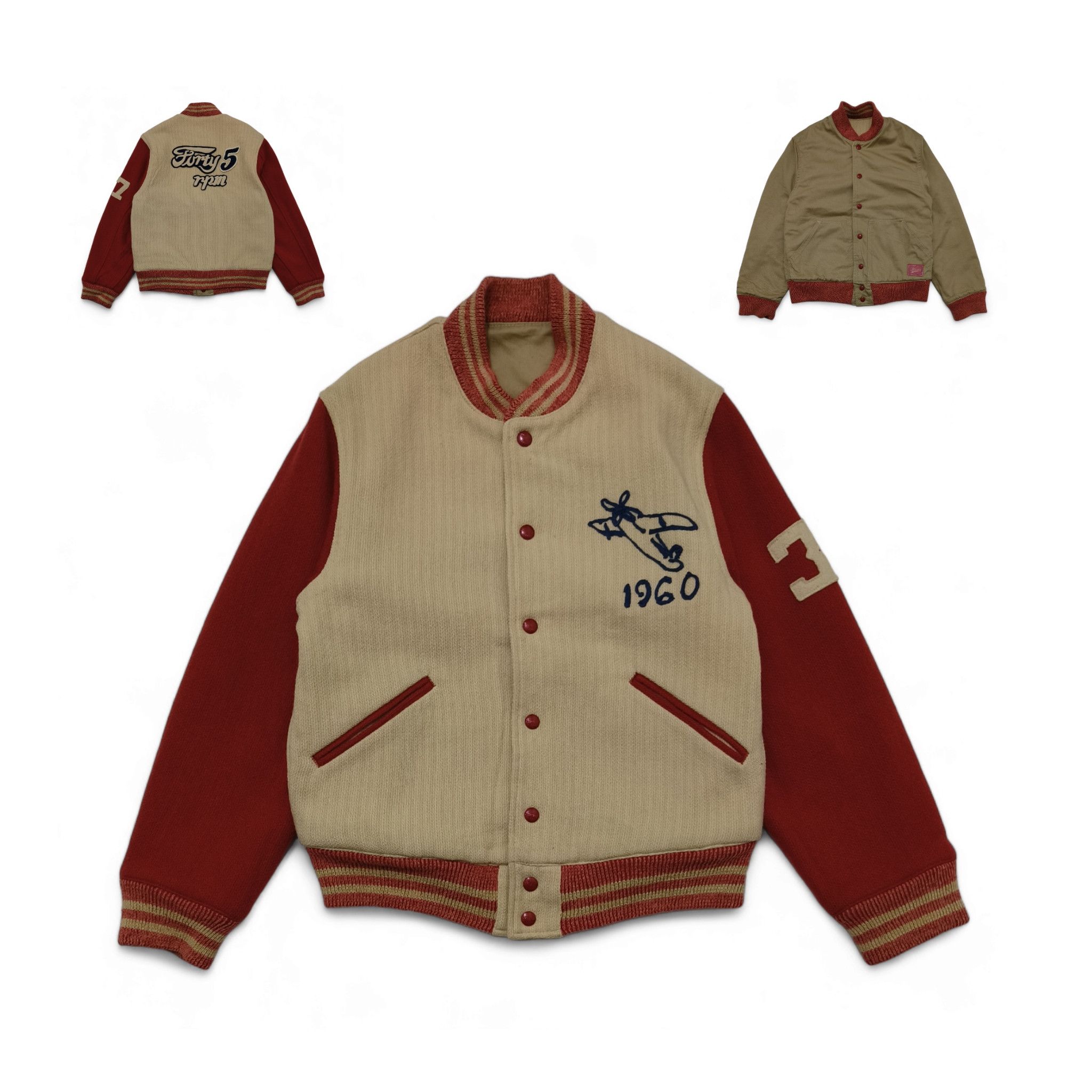 45rpm Vintage 45rpm Japan Japanese Brand Reversible Jacket Size US M / EU 48-50 / 2 - 1 Thumbnail